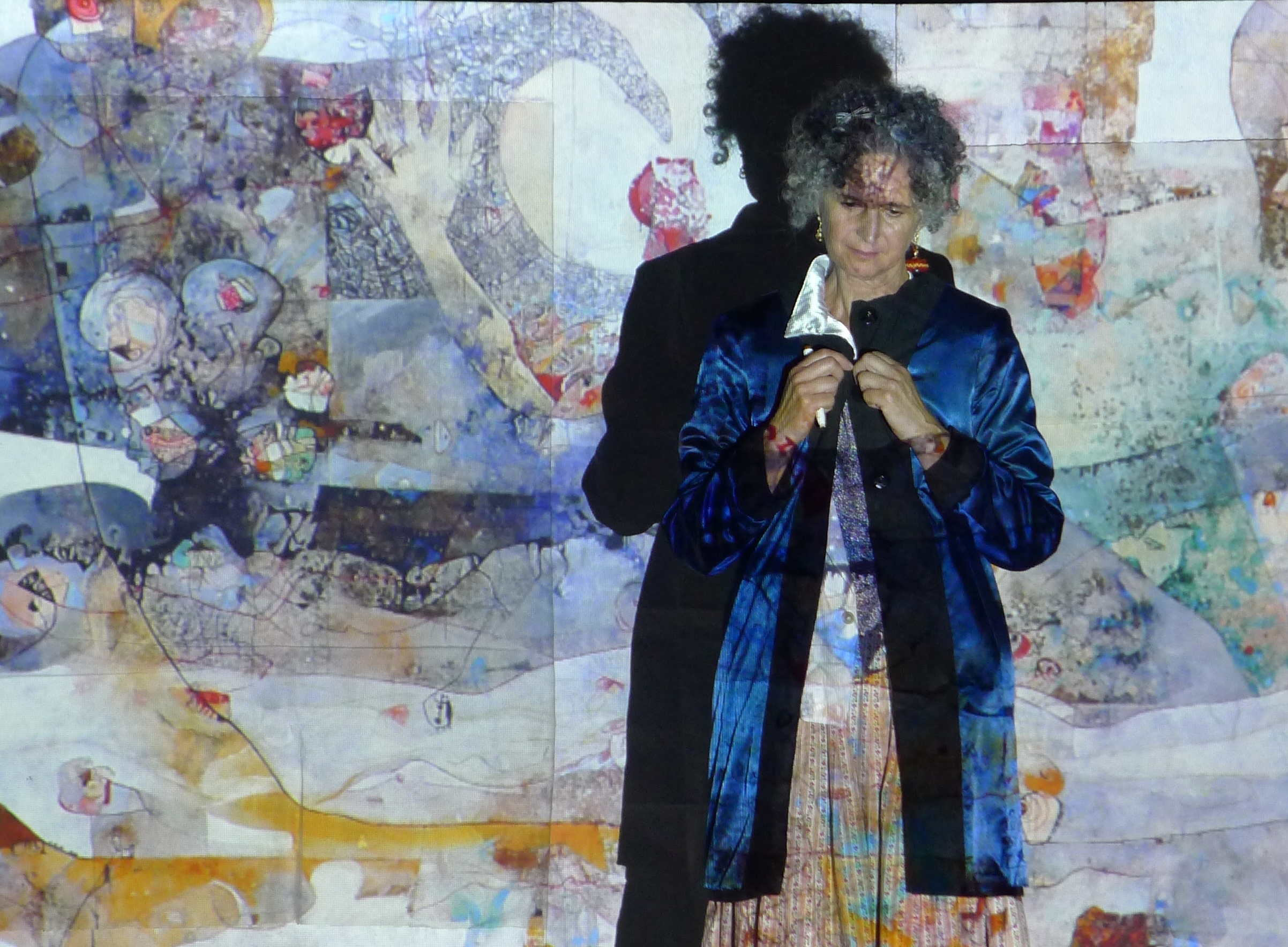 Ana Maria Pintora, pintor en la galería zet