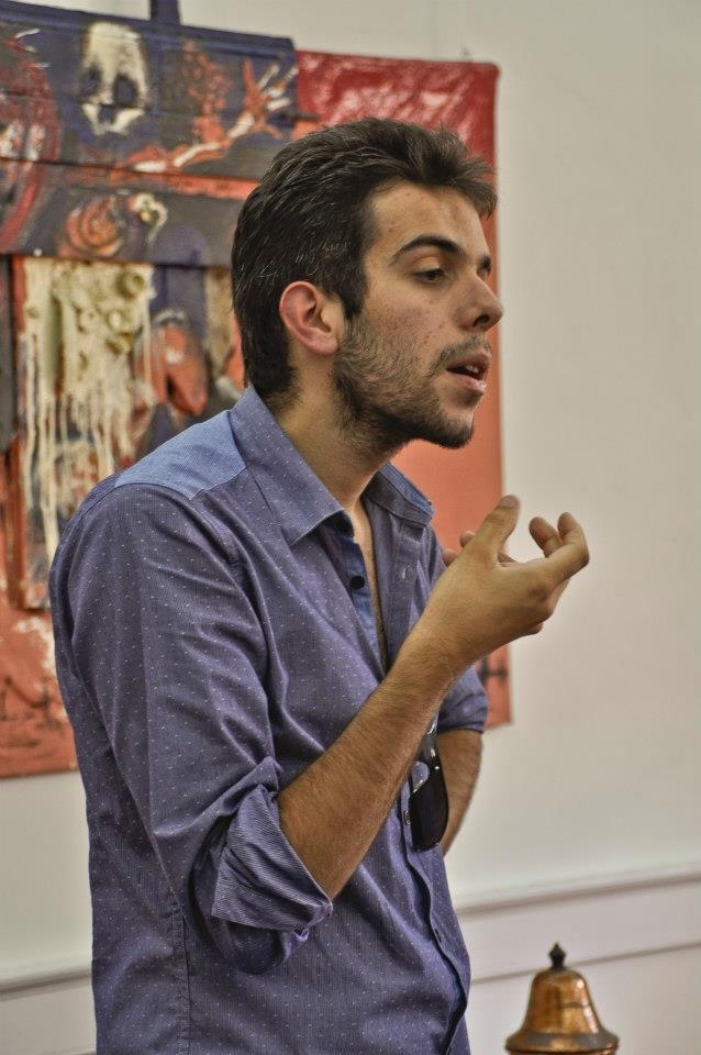 Diogo  Goes, sculpteur à la galerie zet