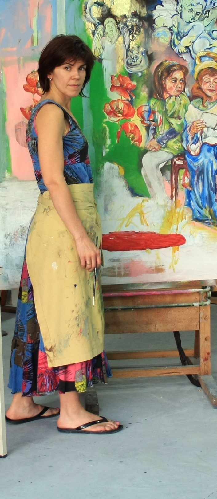Elizabeth  Leite, painter at zet gallery