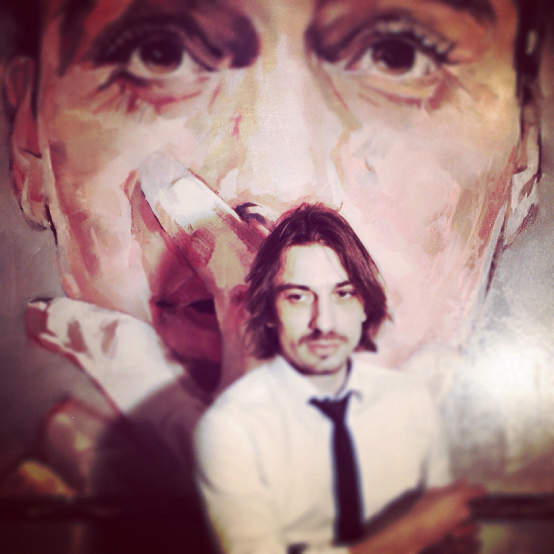 Juan Domingues, pintor en la galería zet