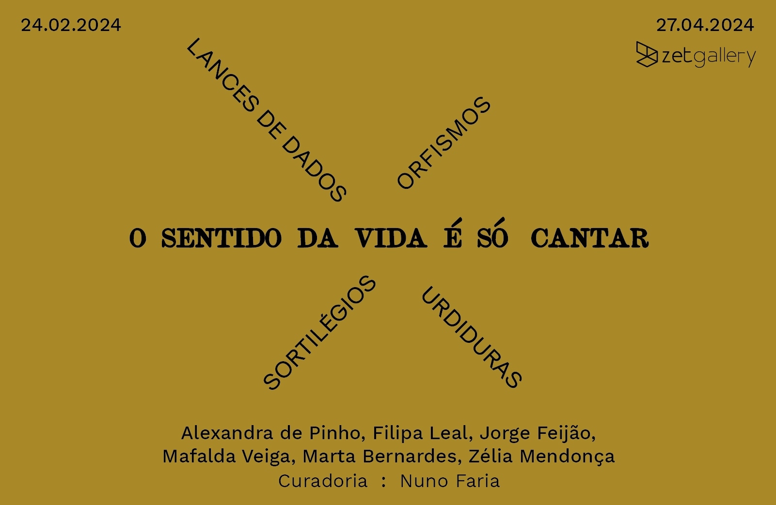 O sentido da vida é só cantar