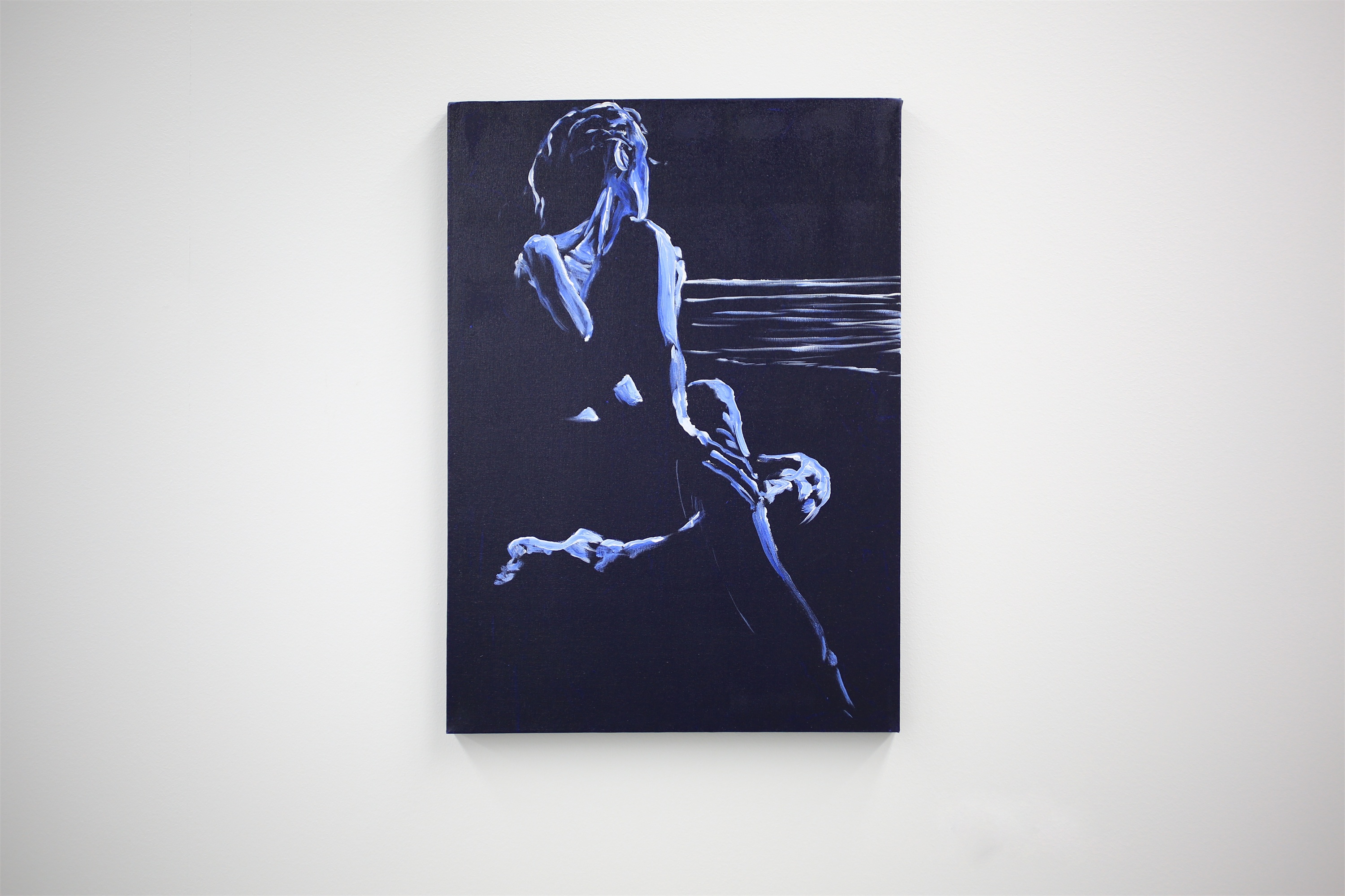 Ao Luar, original Body 0 Painting by Manecas  Camelo