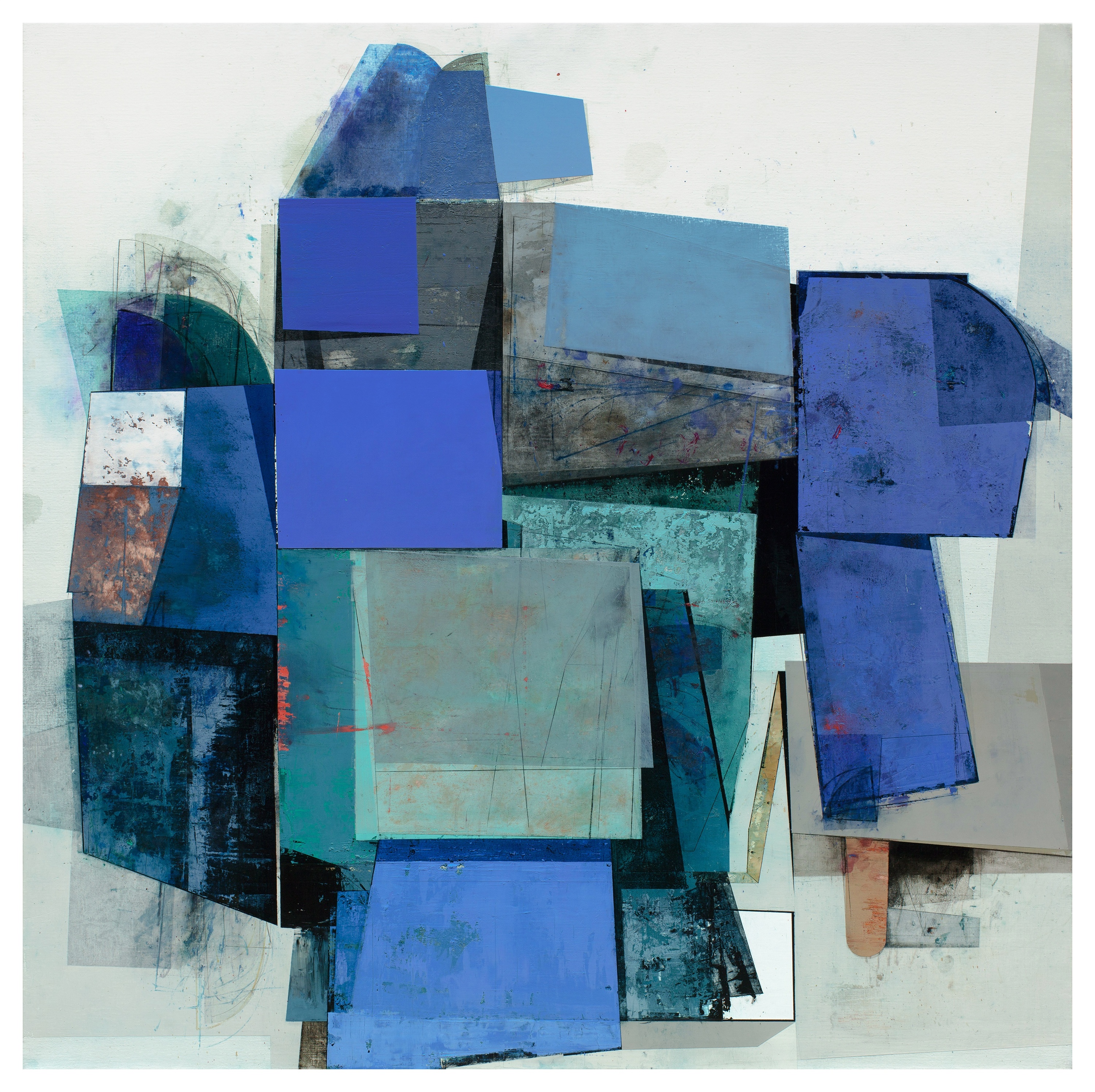 [DE]CONSTRUCTIONS XLI, original Abstrait Toile La peinture par Gil  Maia