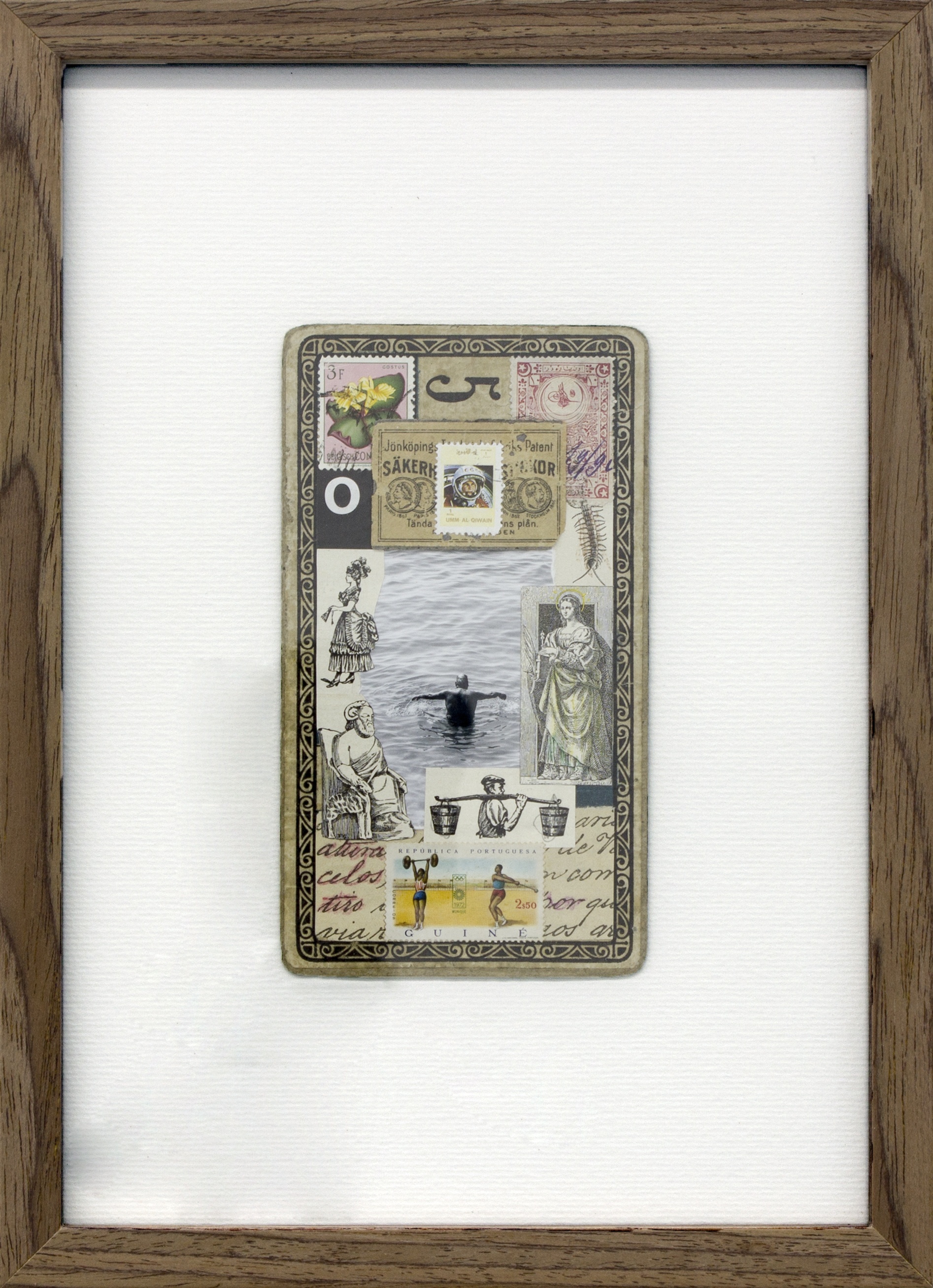 De lo proprio y lo ajeno 11, original Cuerpo Collage Dibujo e Ilustración de Ramón Peralta