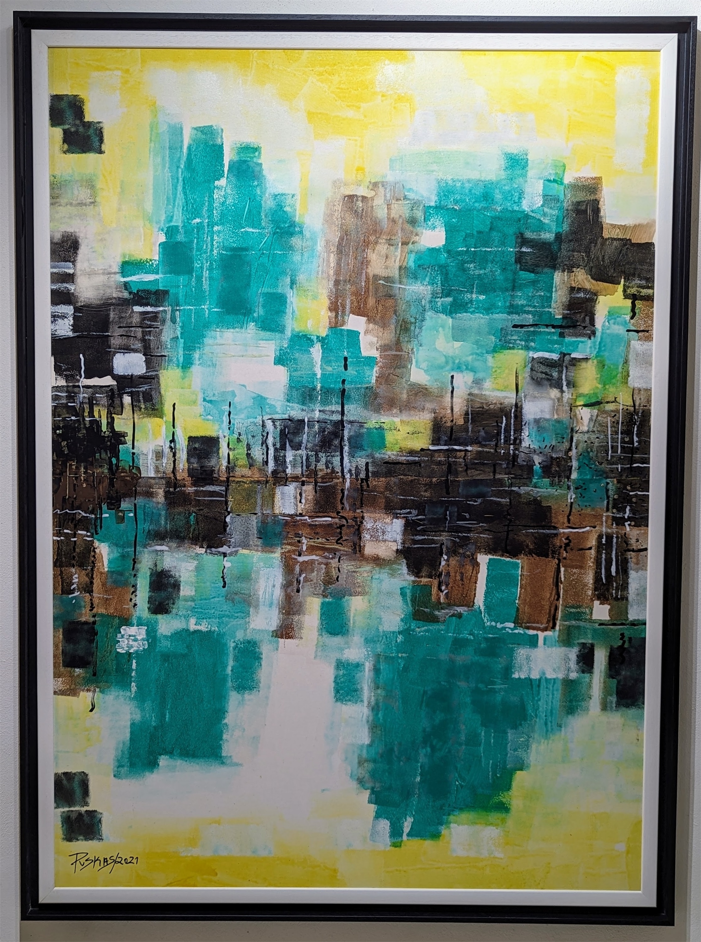 Abstrato, original Animales Técnica Mixta Pintura de Puskas - José  de Barros