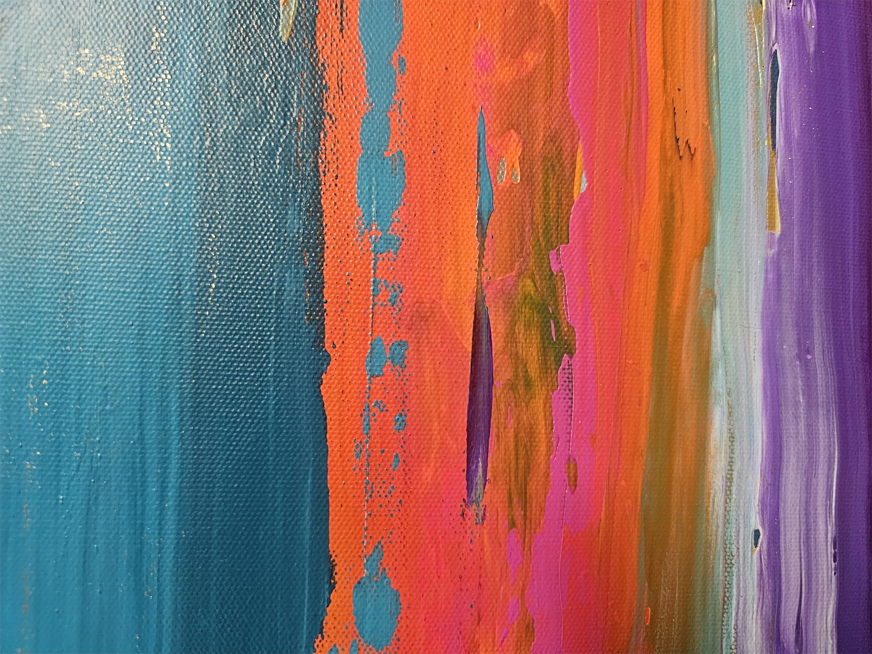 "That moment...", original Minimalist Acrylic Painting by Ana Marlene Lima