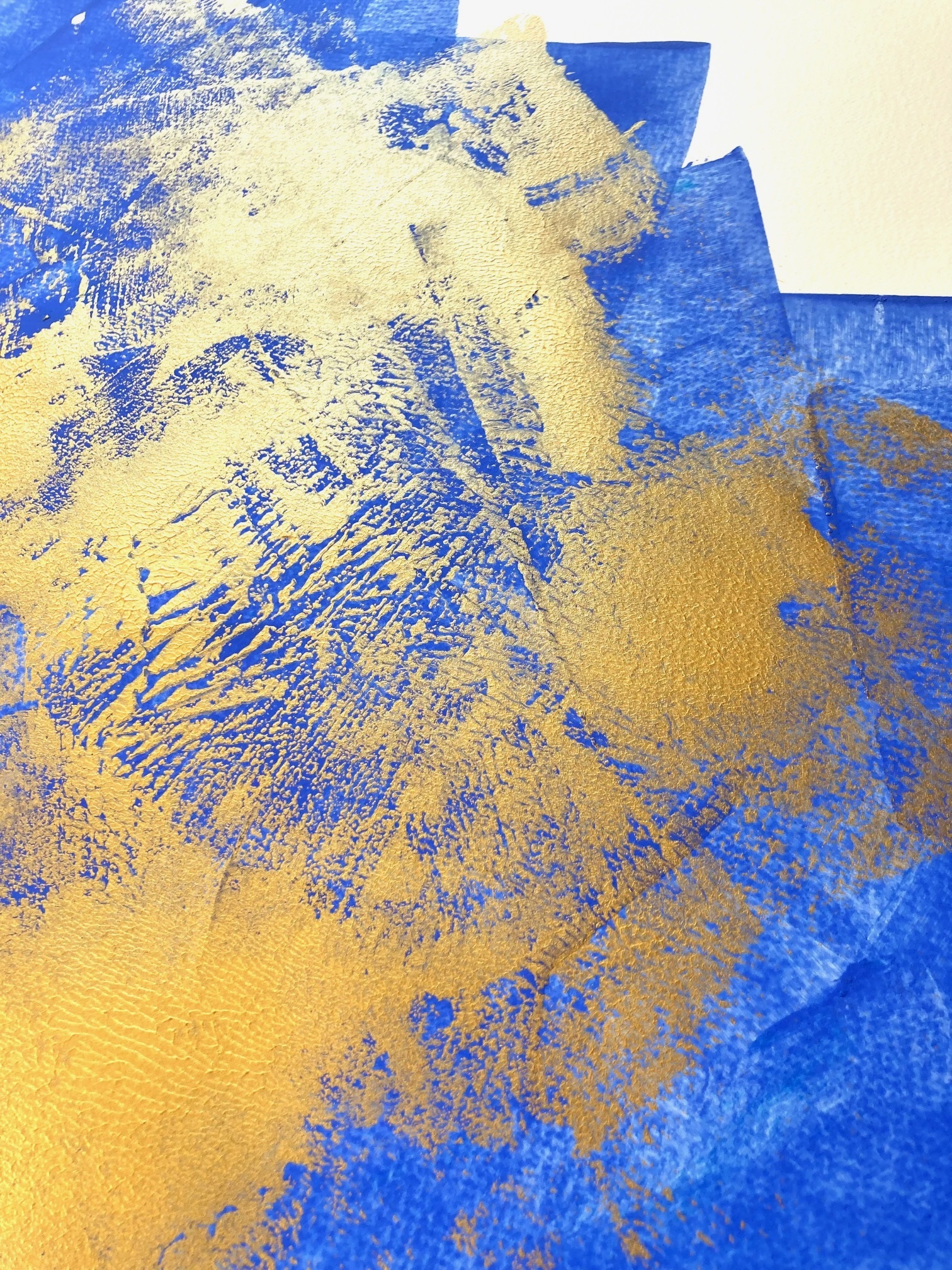 Imprint #2, original Portrait Acrylique La peinture par Nina  Onaur