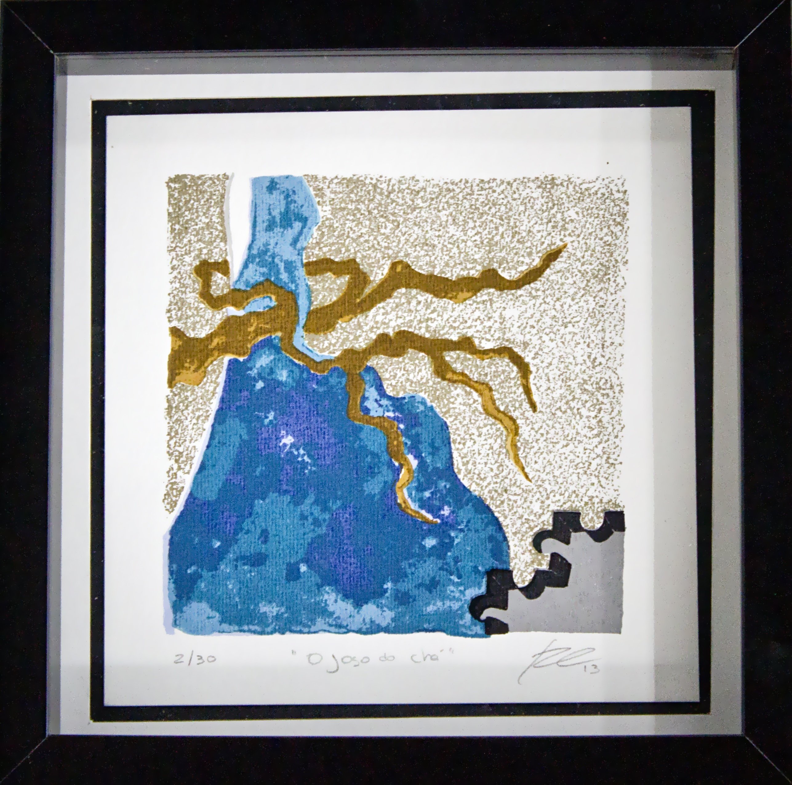 Jogo do chá, original Woman Silkscreen Drawing and Illustration by Renata Carneiro