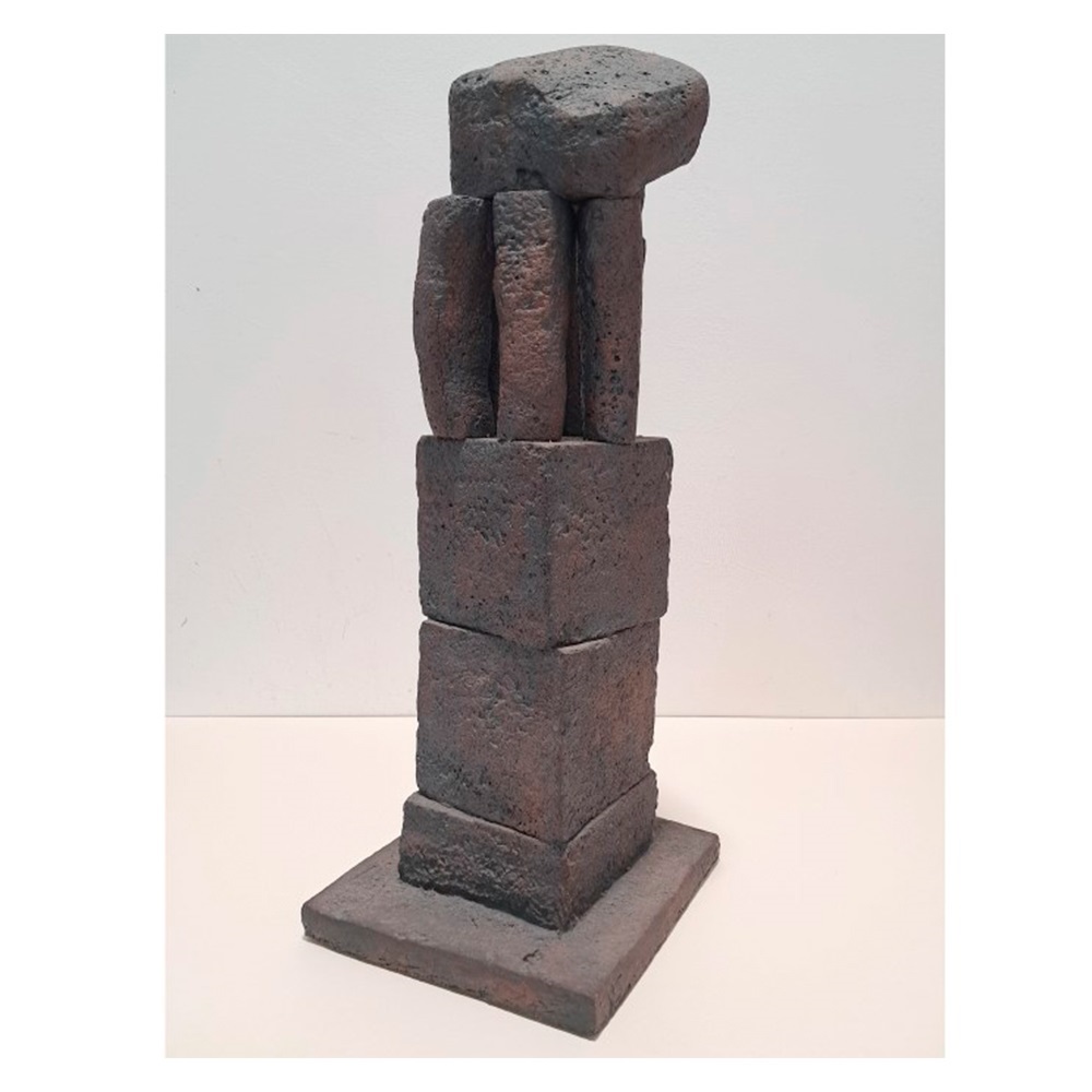 Der Steinsetzer, original Animals Mixed Technique Sculpture by Volker Schnüttgen