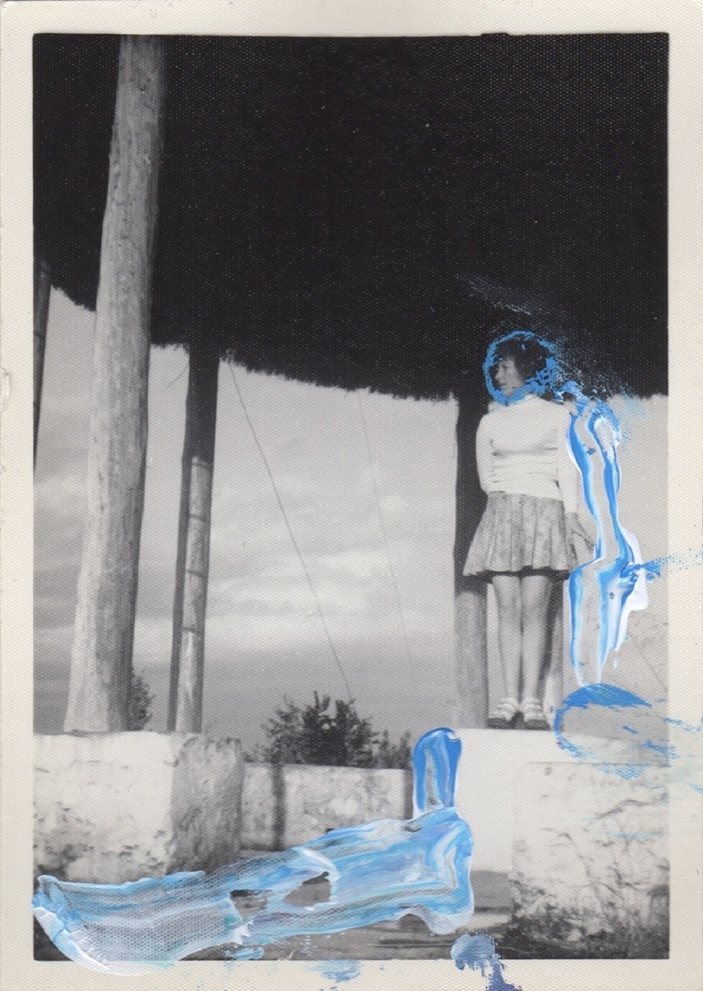 Souvenir da Memória 4, original Abstract Mixed Technique Drawing and Illustration by Mariana Mizarela