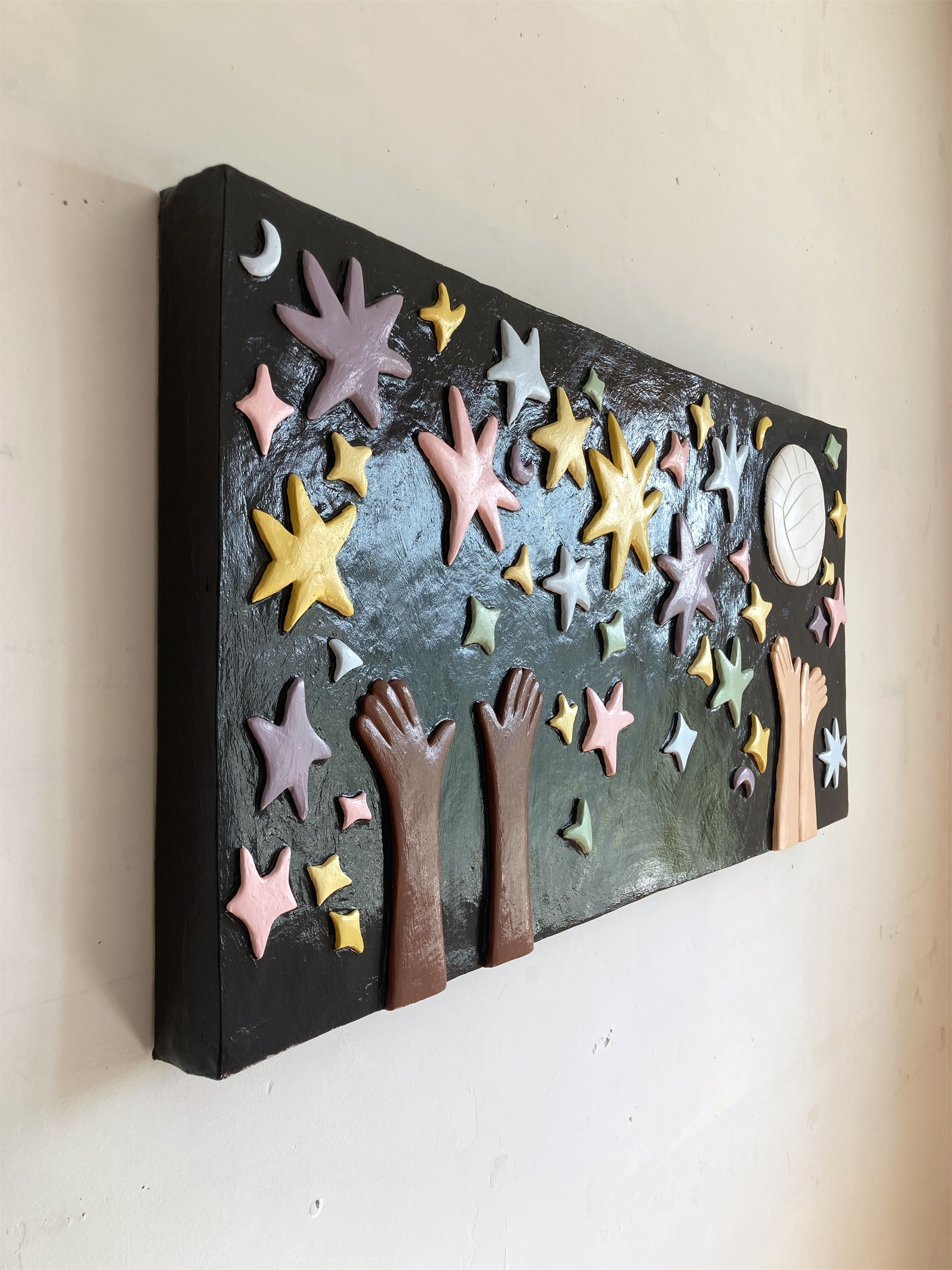 48 passes e muitas saudades, original Animales Técnica Mixta Pintura de Hugo Castilho