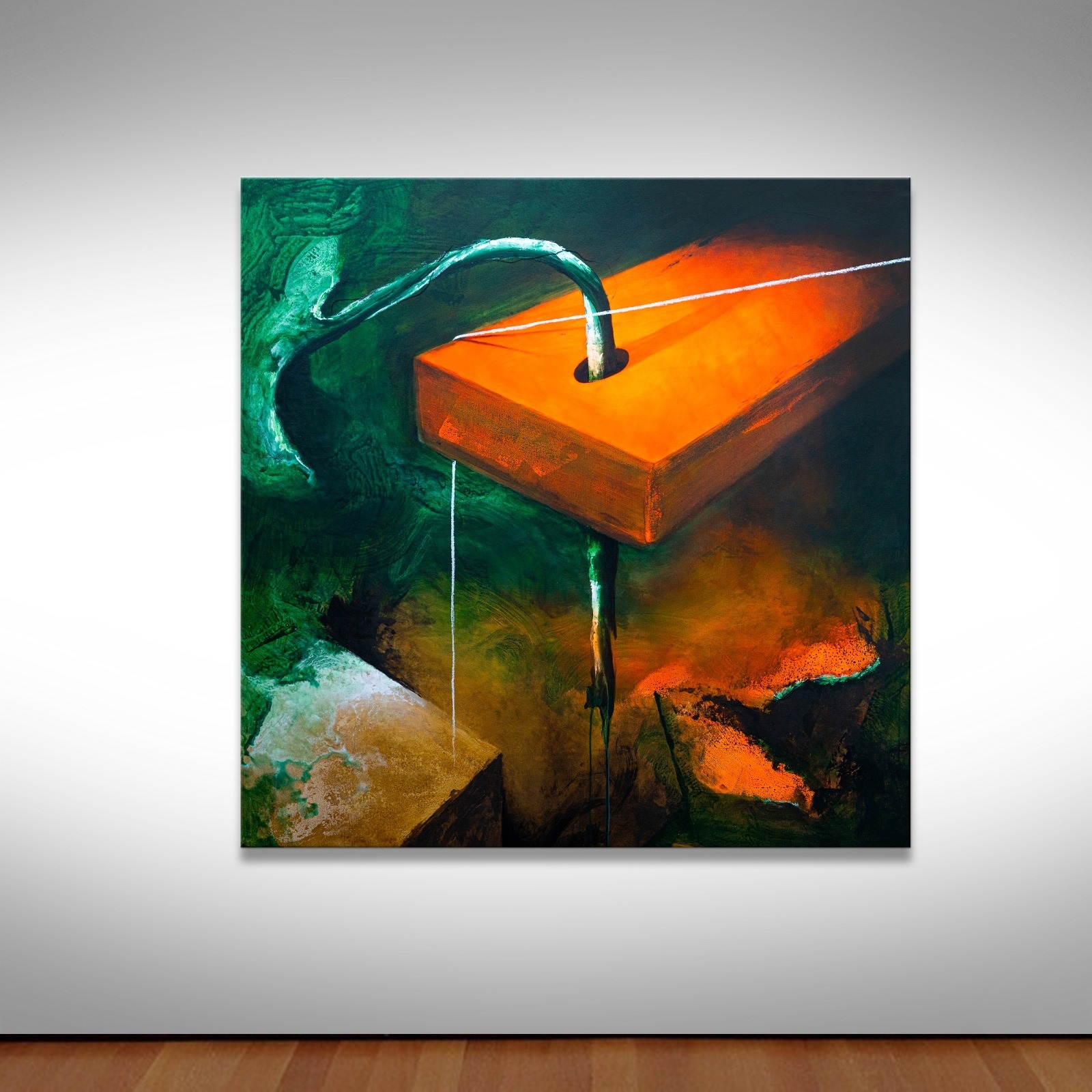 communicatio.onis #7, original Retrato Acrílico Pintura de Paulo Canilhas