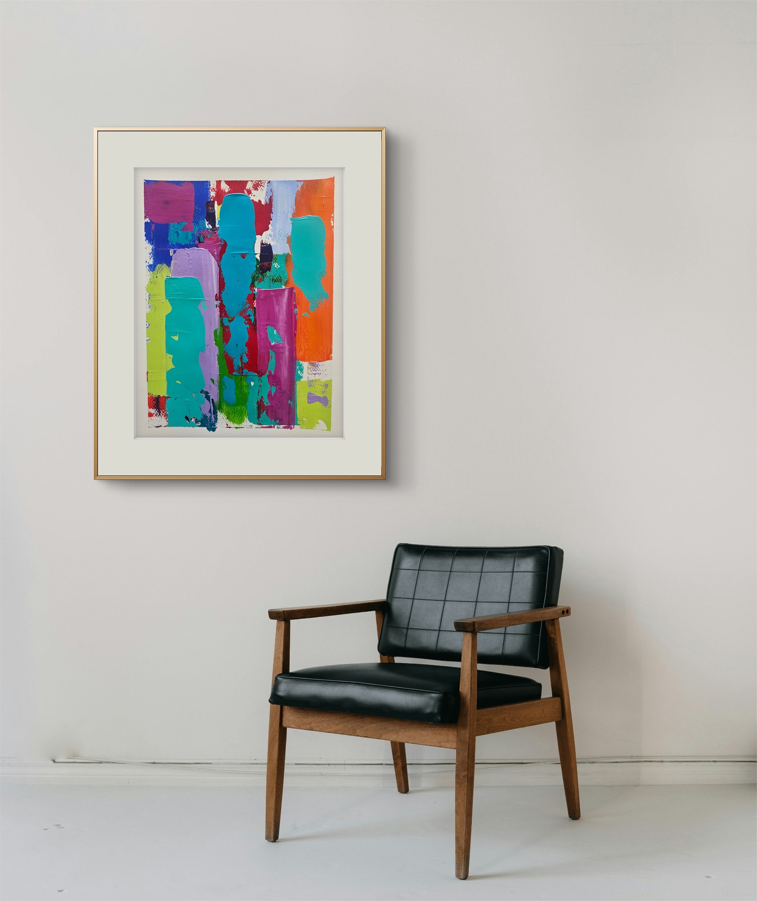 Resquícios série VI nº1, Pintura Acrílico Mulher original por Ana Marlene Lima