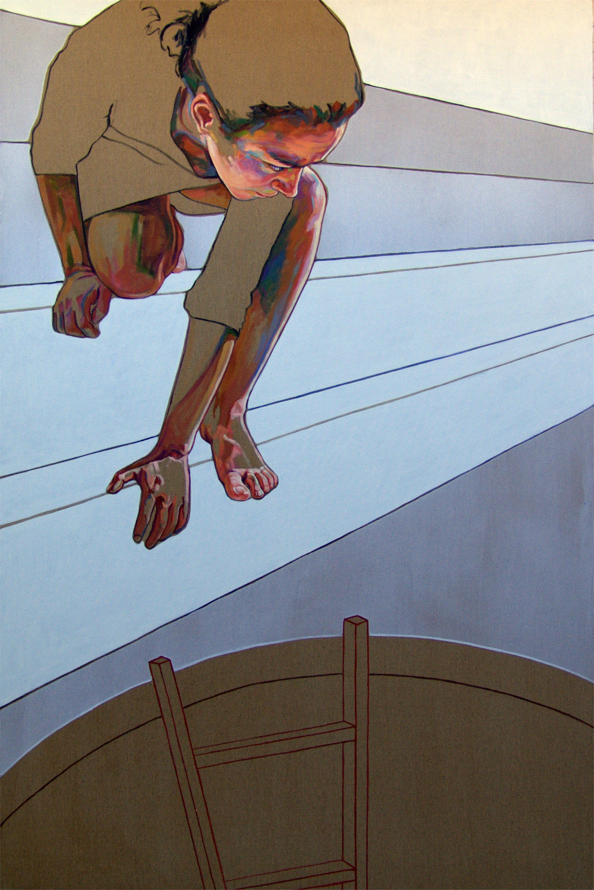 Cristina , painter at zet gallery