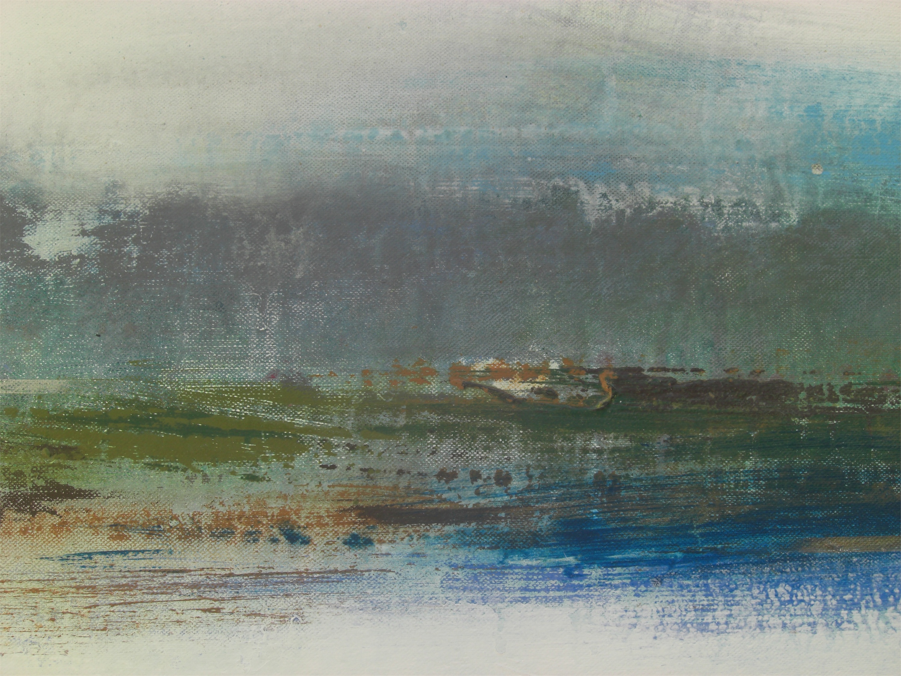 “Peregrinando III”, original Paisaje Acrílico Pintura de Francisco Ferro