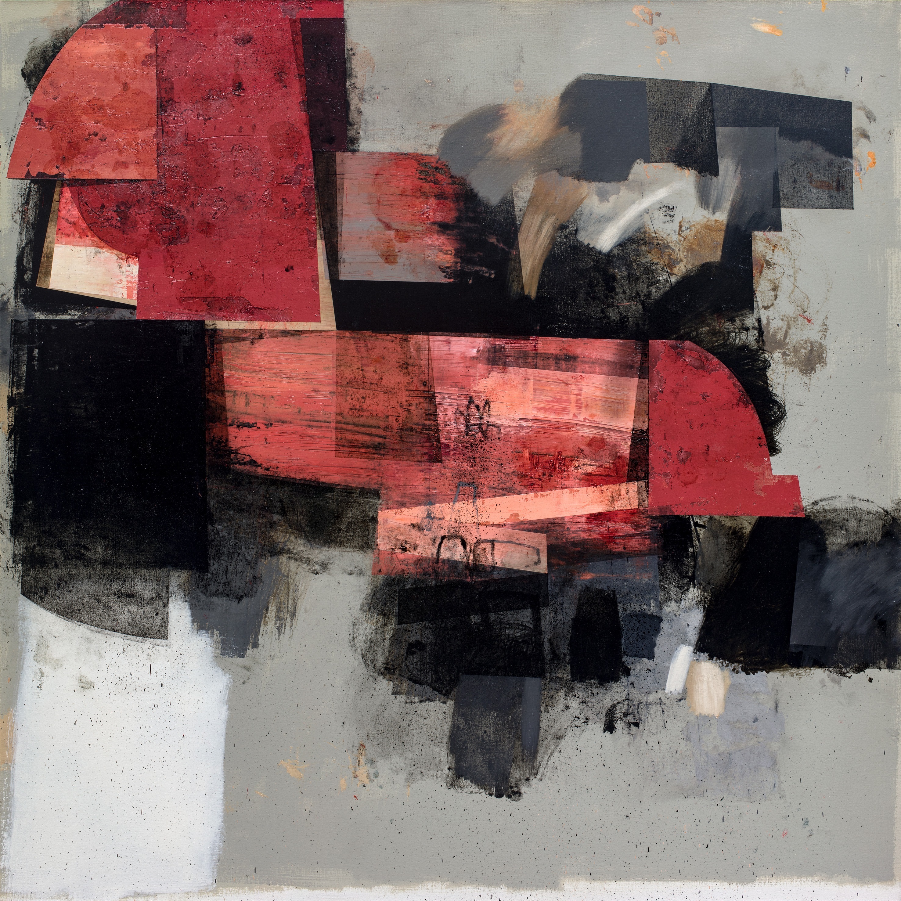 NOVAS BABILÓNIAS 3 (Série [DE]CONSTRUCTIONS), original Abstrait Pétrole La peinture par Gil  Maia