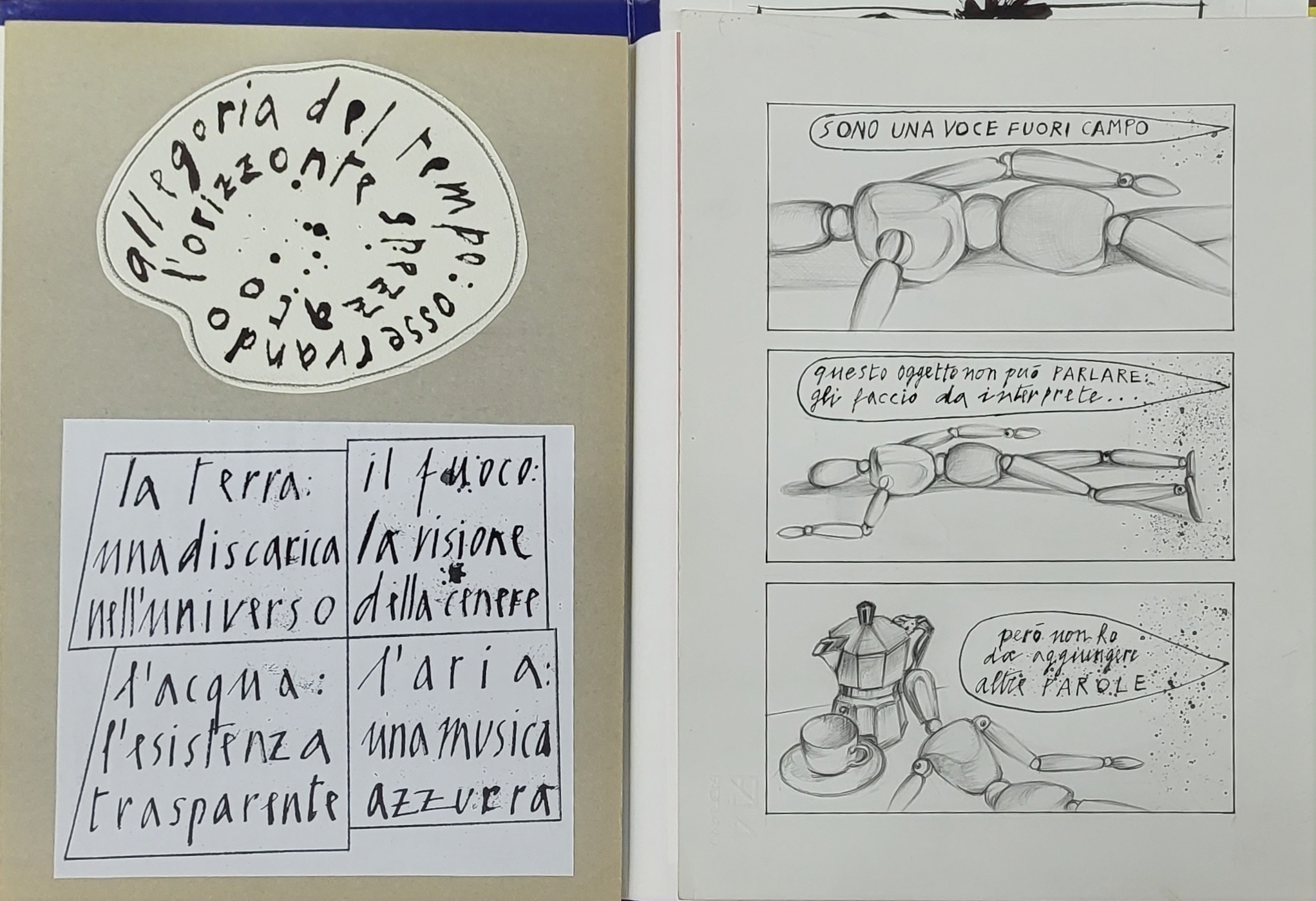 Cartella O, original Géométrique Technique mixte Dessin et illustration par Giancarlo  Pavanello