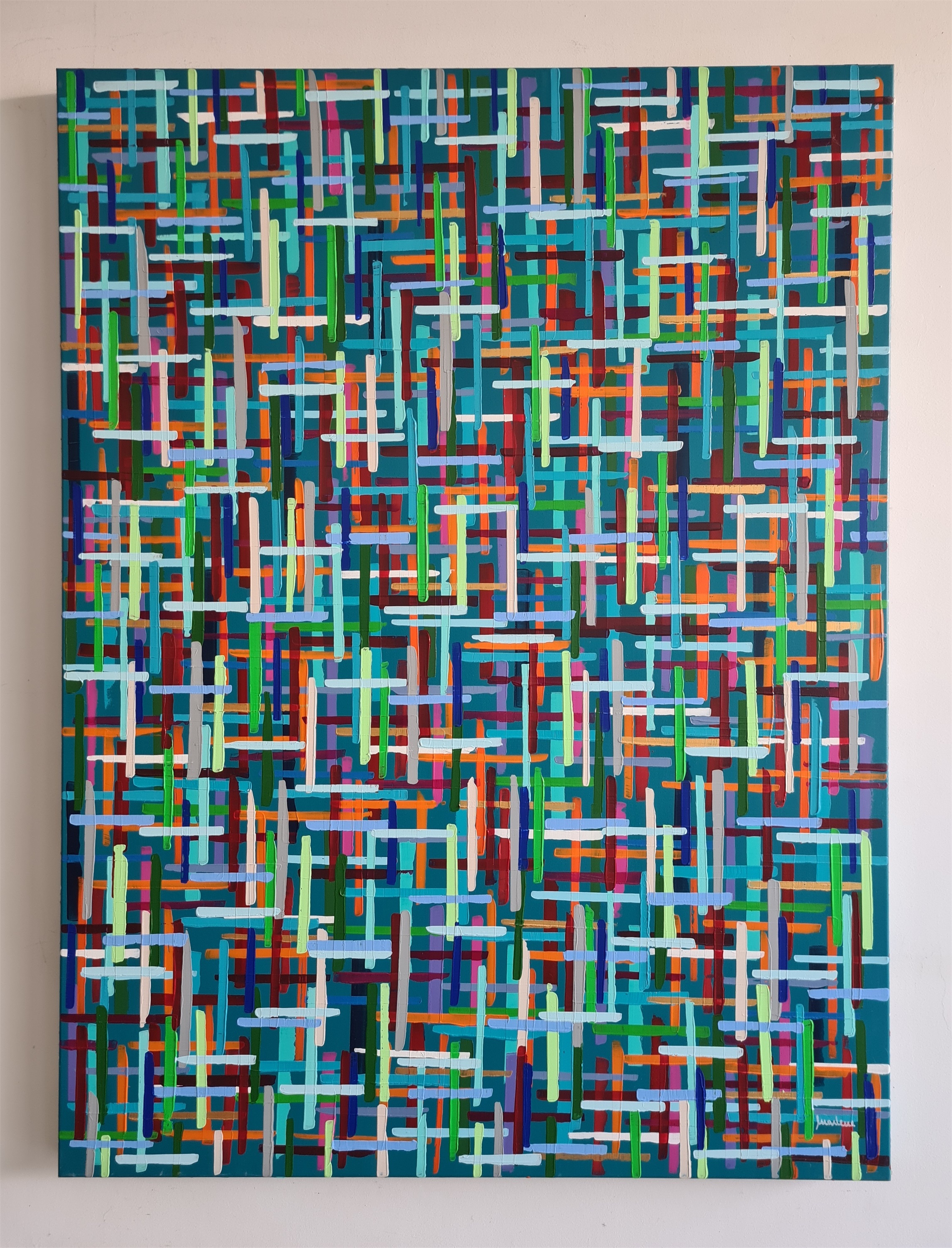 Pressão, original Minimaliste Acrylique La peinture par Ana Marlene Lima