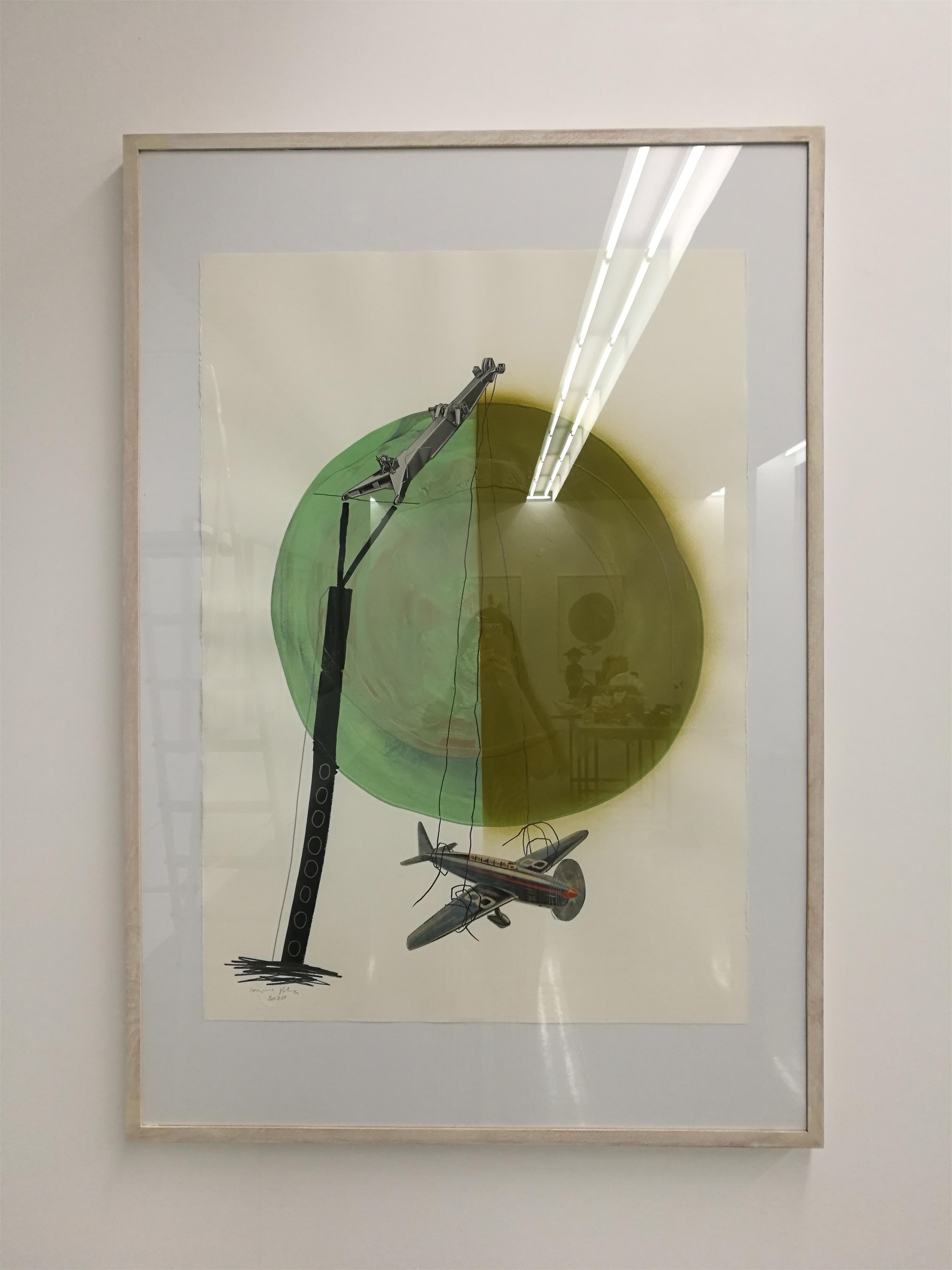 Suspensão #7, original Geométrico Acrílico Dibujo e Ilustración de Miguel  Palma