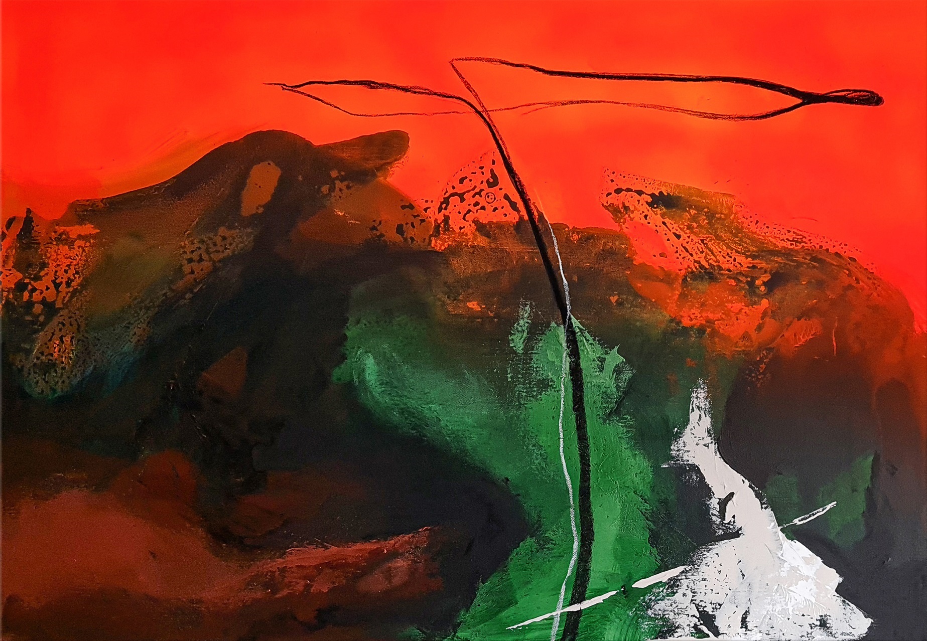 communicatio.onis #4, original Retrato Acrílico Pintura de Paulo Canilhas