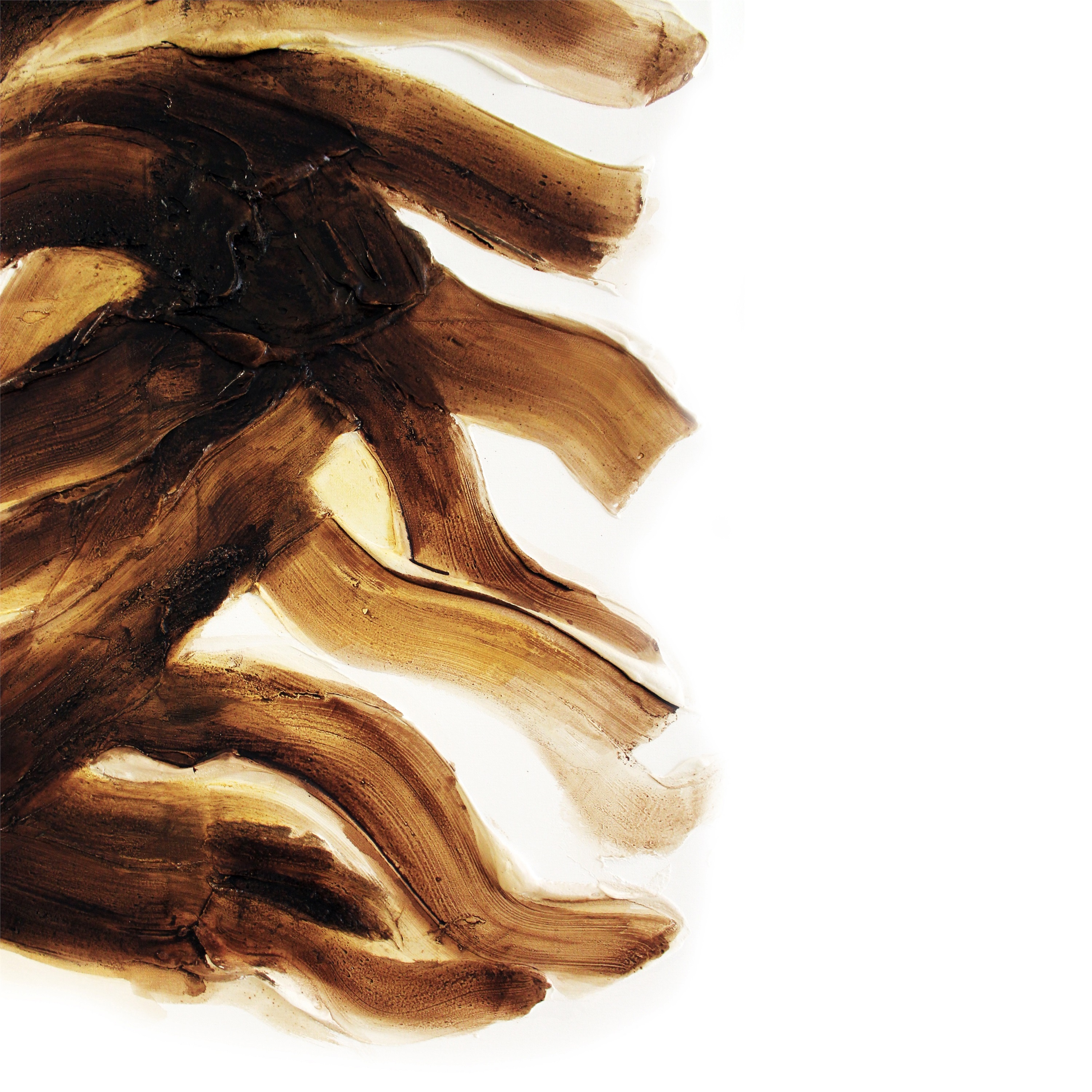 TEXTURE EXPERIENCE VI, original Abstract Mixed Technique Painting by Ana Sousa Santos