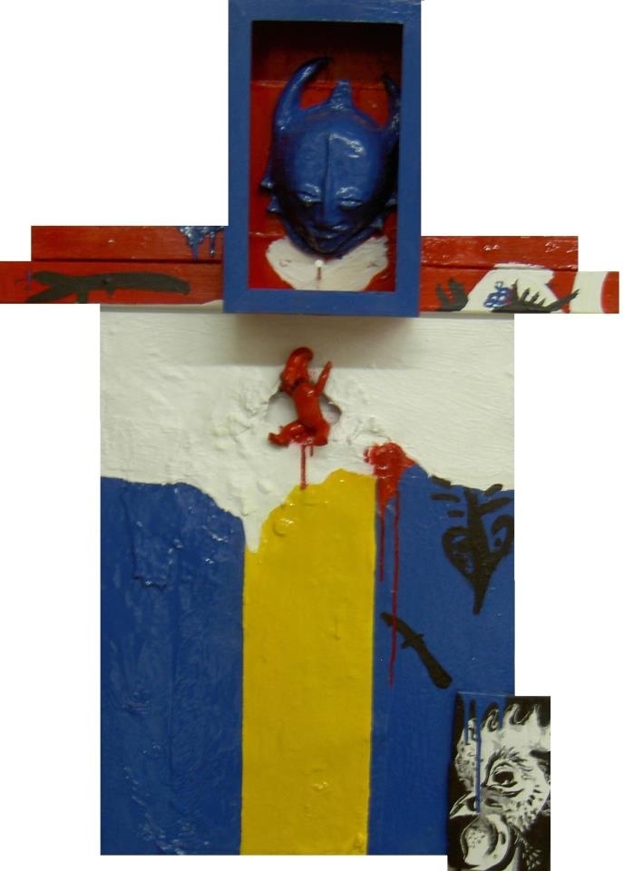 "Post-Pop & Hiper-Modern" - Madeira Wine, original Animals Acrylic Painting by Diogo  Goes