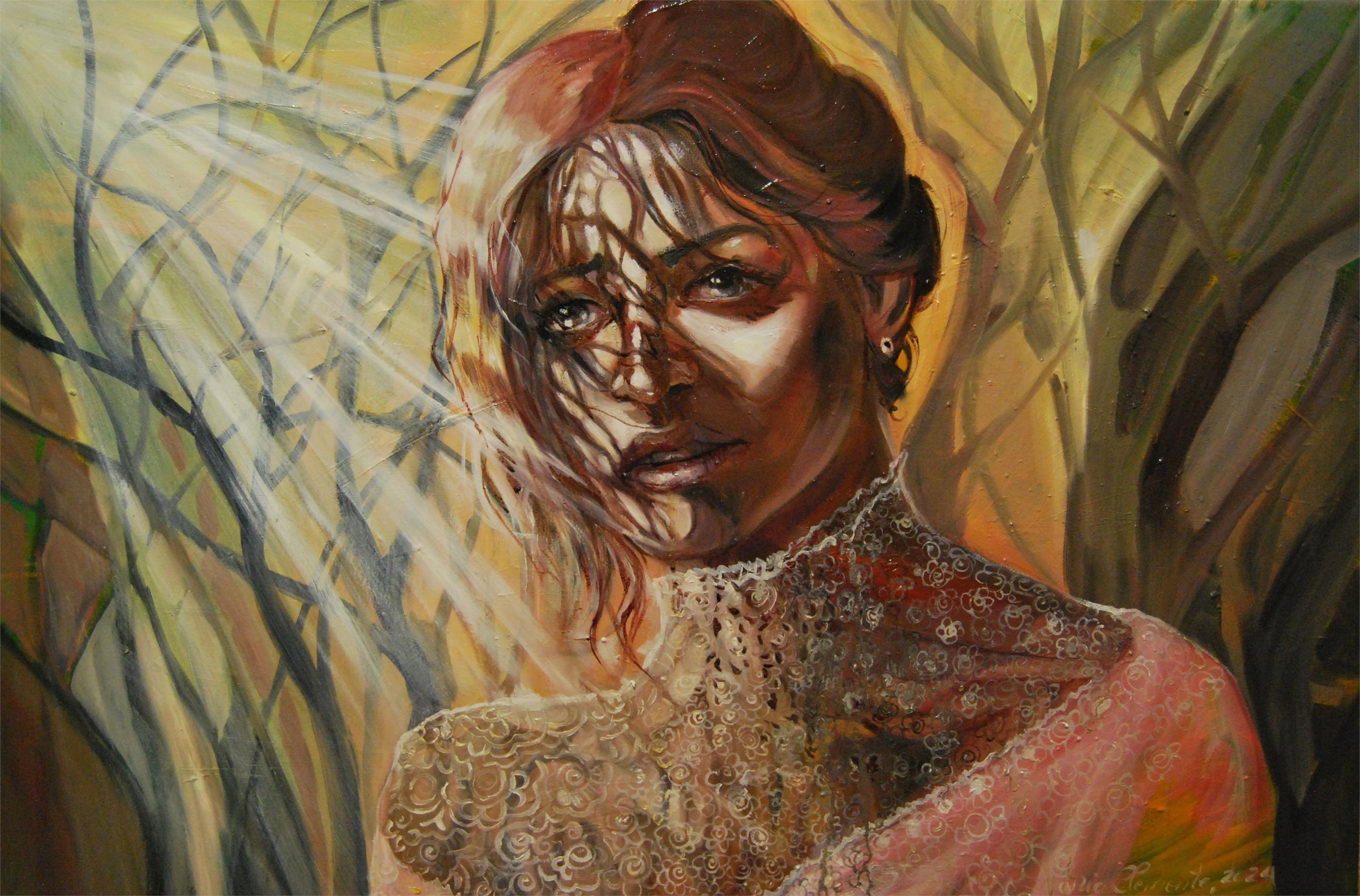 Dureza , original Paysage Pétrole La peinture par Vânia Clemente Ferreiro