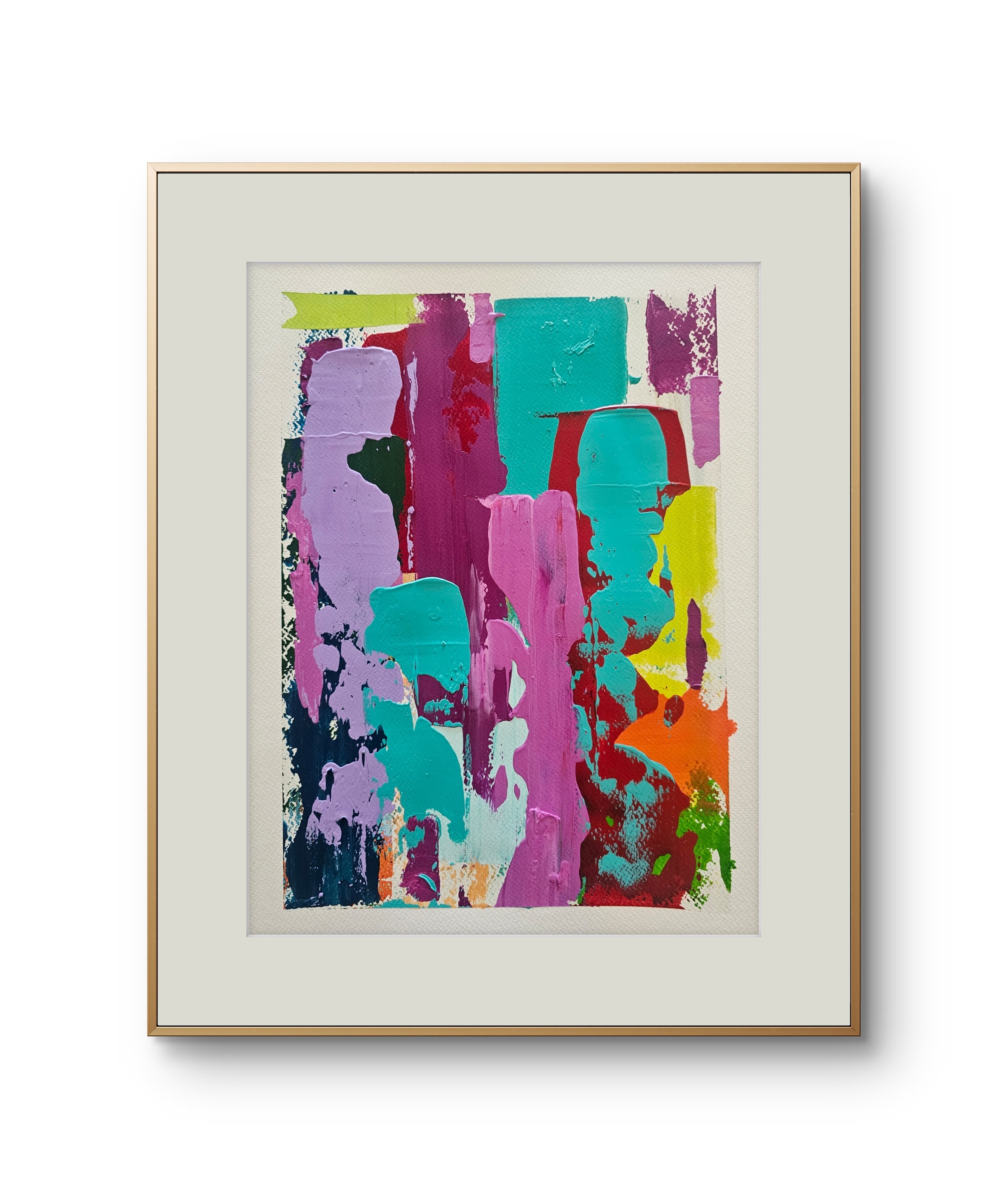 Resquícios Série VI nº3, original Woman Acrylic Painting by Ana Marlene Lima