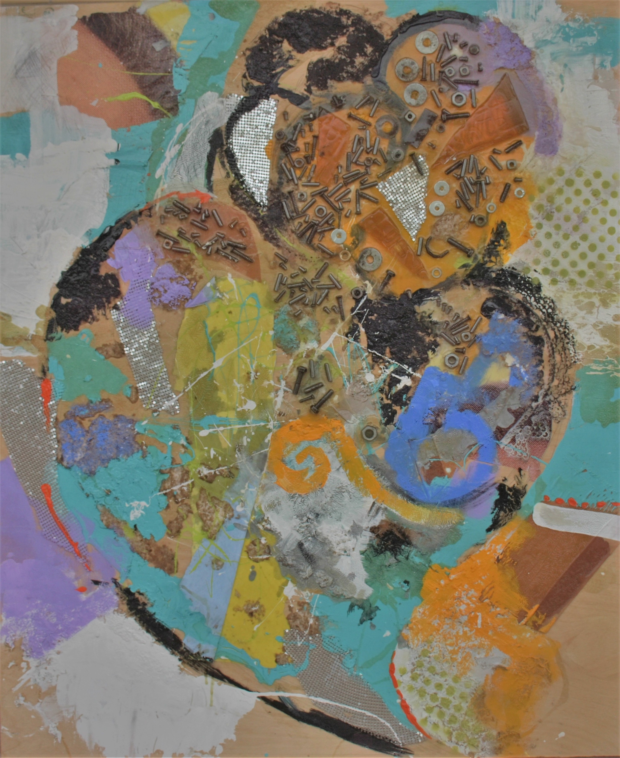 Inside You # he POPS II, original Resumen Técnica Mixta Pintura de ELISA DA COSTA