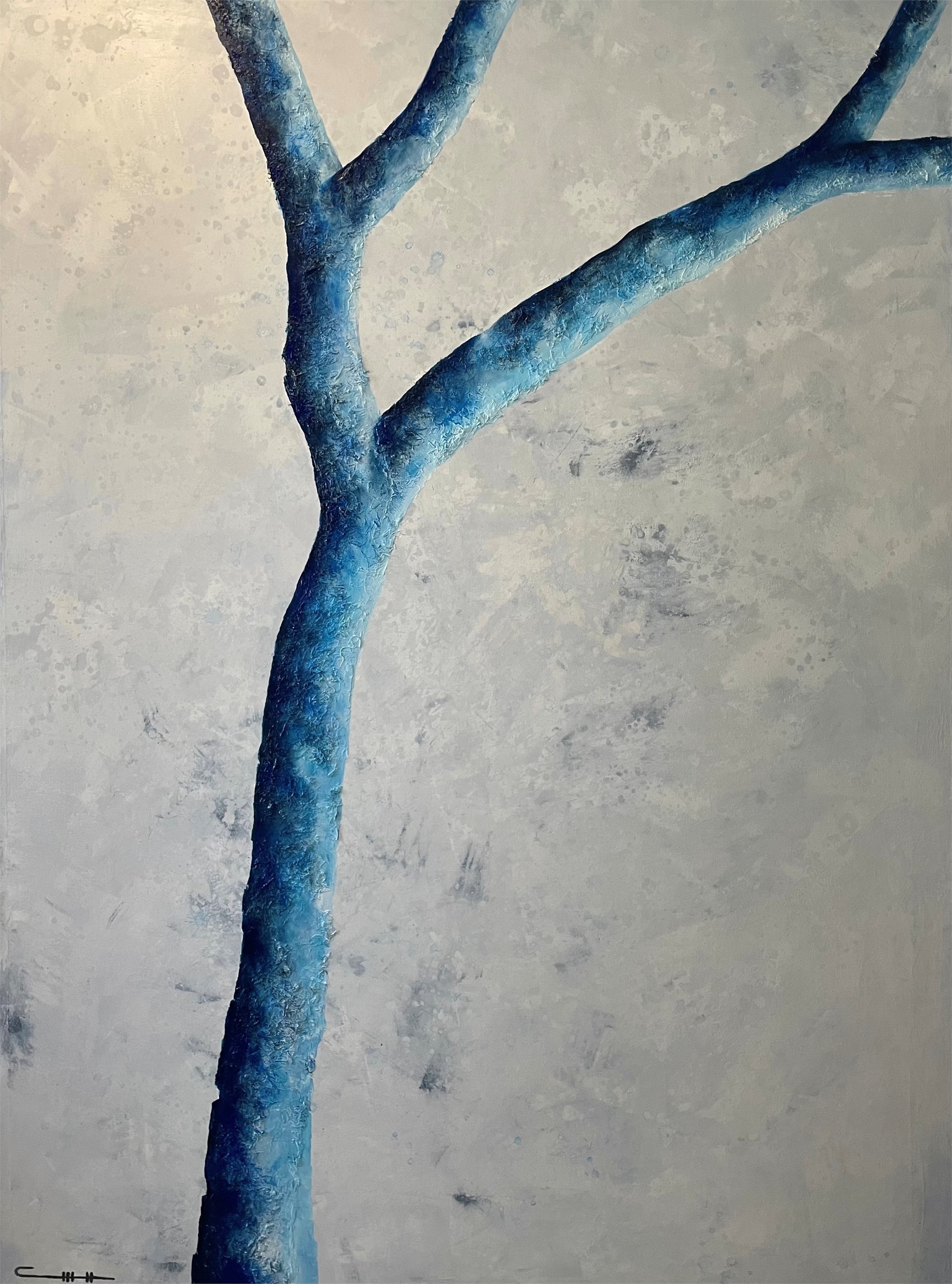 Raça, original Minimalista Acrílico Pintura de Carlos Augusto Motta