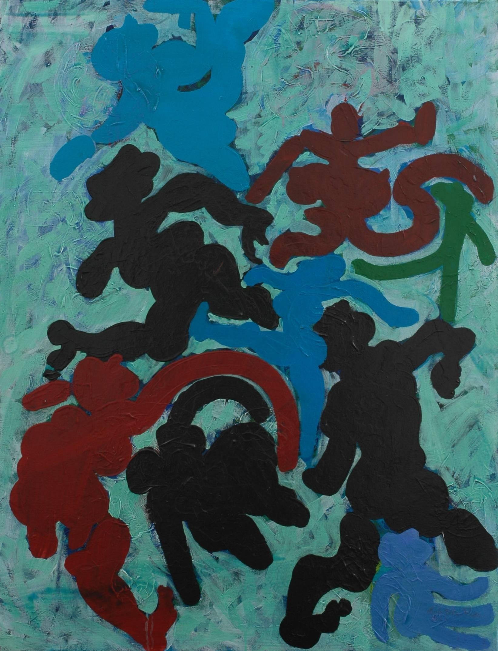 Procuram-se identidades 2, original Portrait Acrylic Painting by Luís Filipe  Salgado Pereira Rodrigues