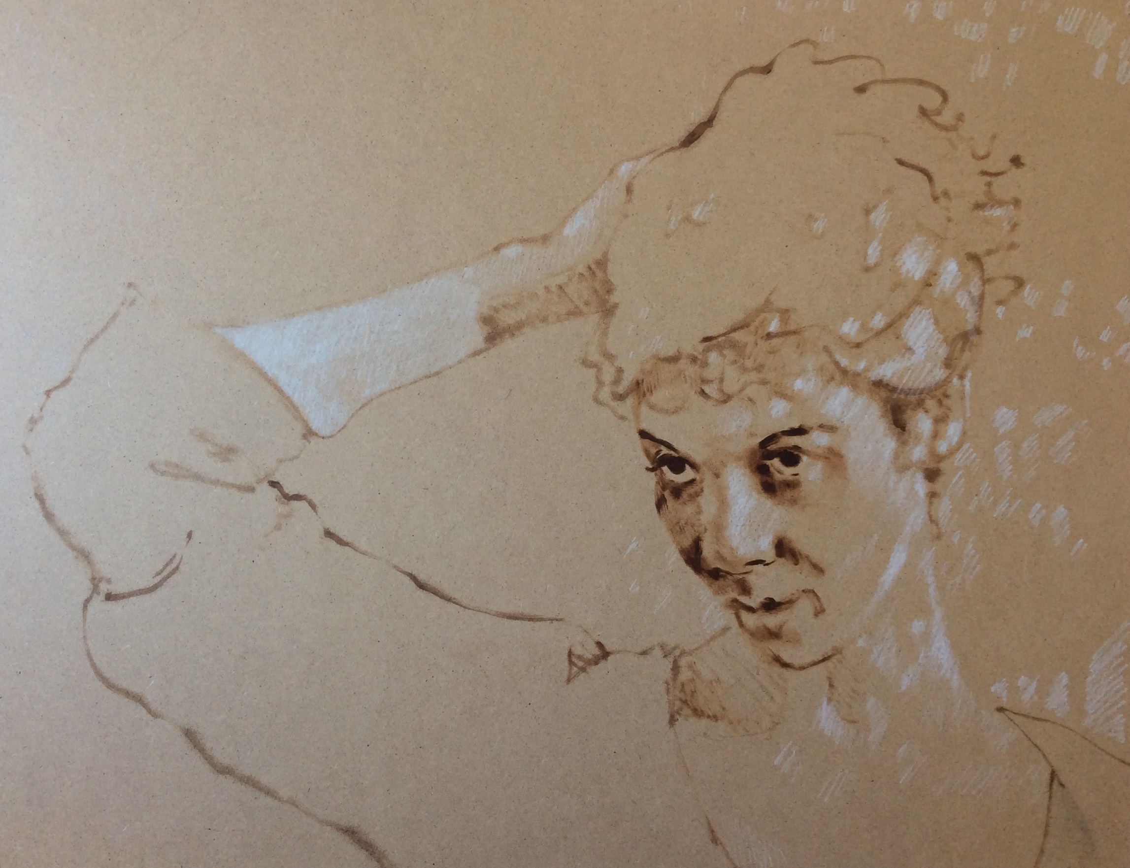 Alice I, original Figure humaine Pétrole La peinture par BeckenFilipe .