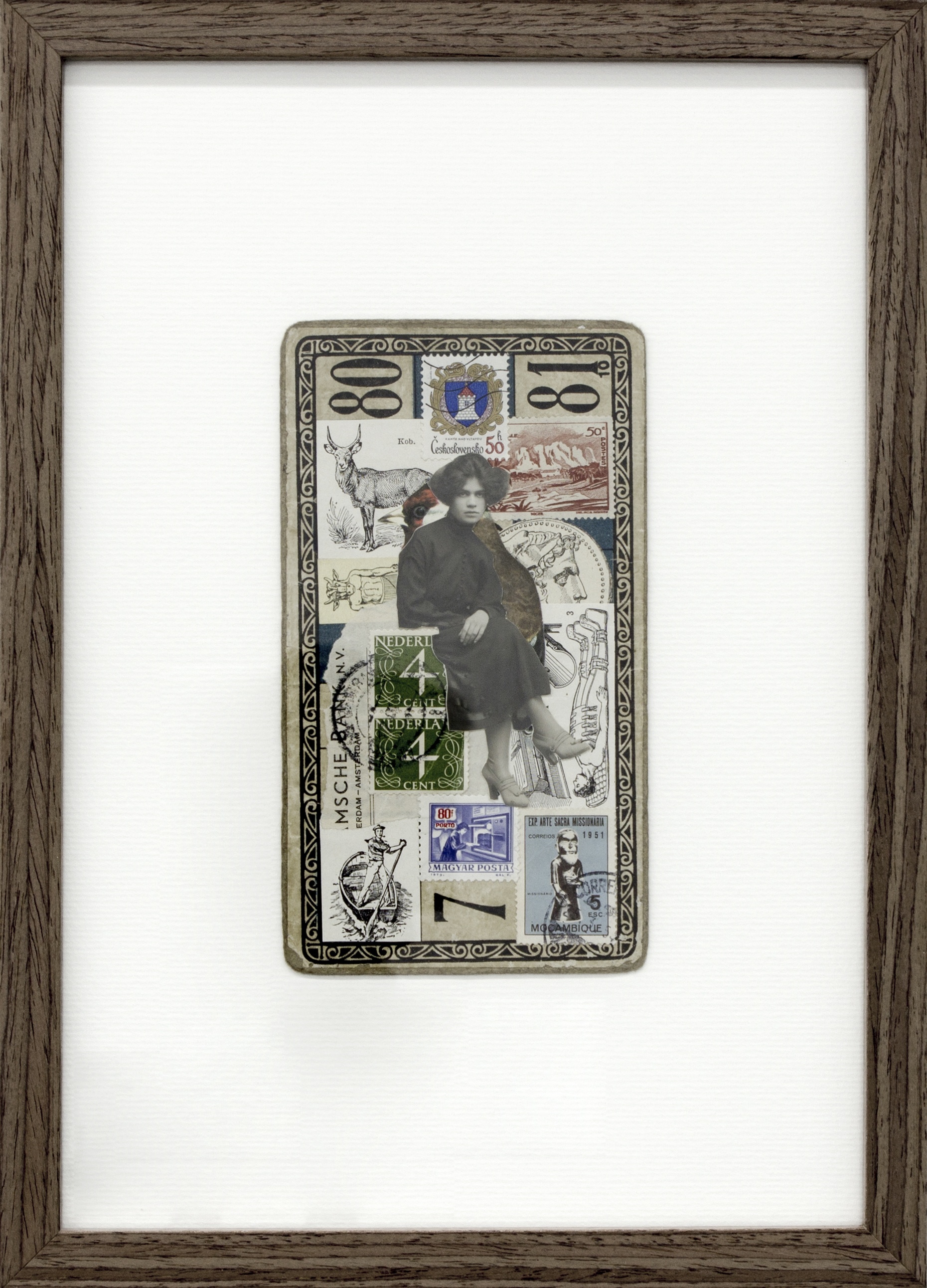 De lo proprio y lo ajeno 14, original Cuerpo Collage Dibujo e Ilustración de Ramón Peralta