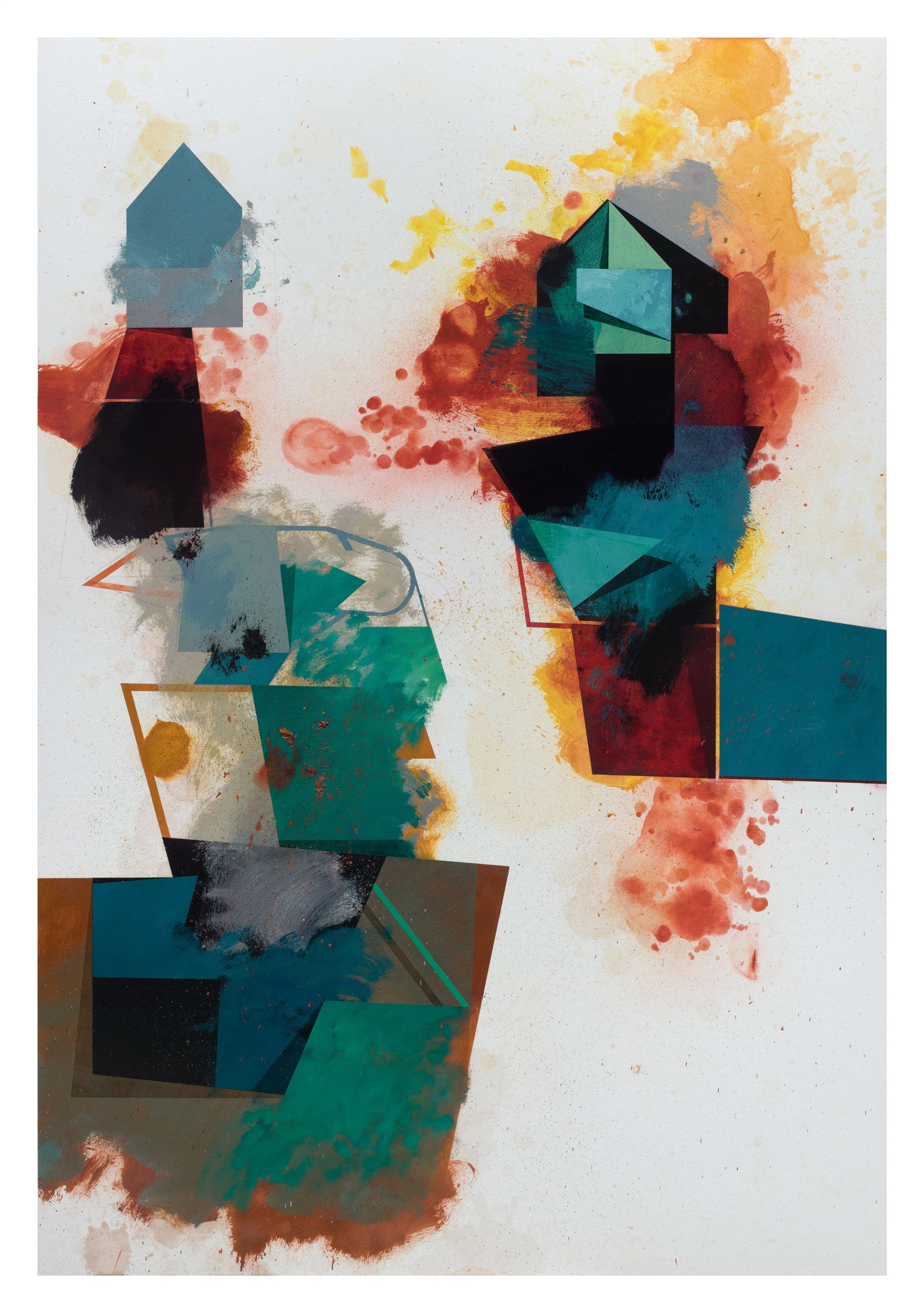 Lugares Impolutos 2, original Paysage Pétrole La peinture par Gil  Maia