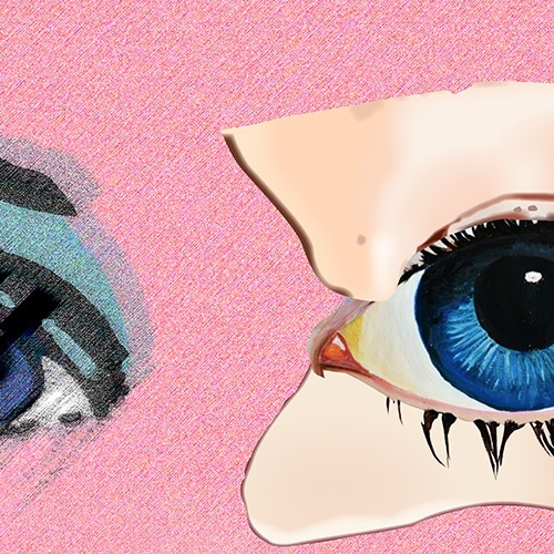 More beautiful than Barbie, original Resumen Lona Dibujo e Ilustración de Maria João Faustino