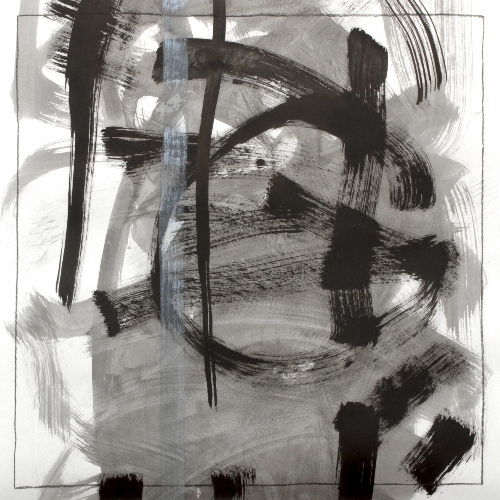 Gammes Matinales / Sept22-C, original Lugares Tinta Dibujo e Ilustración de Benoit Singy Painter