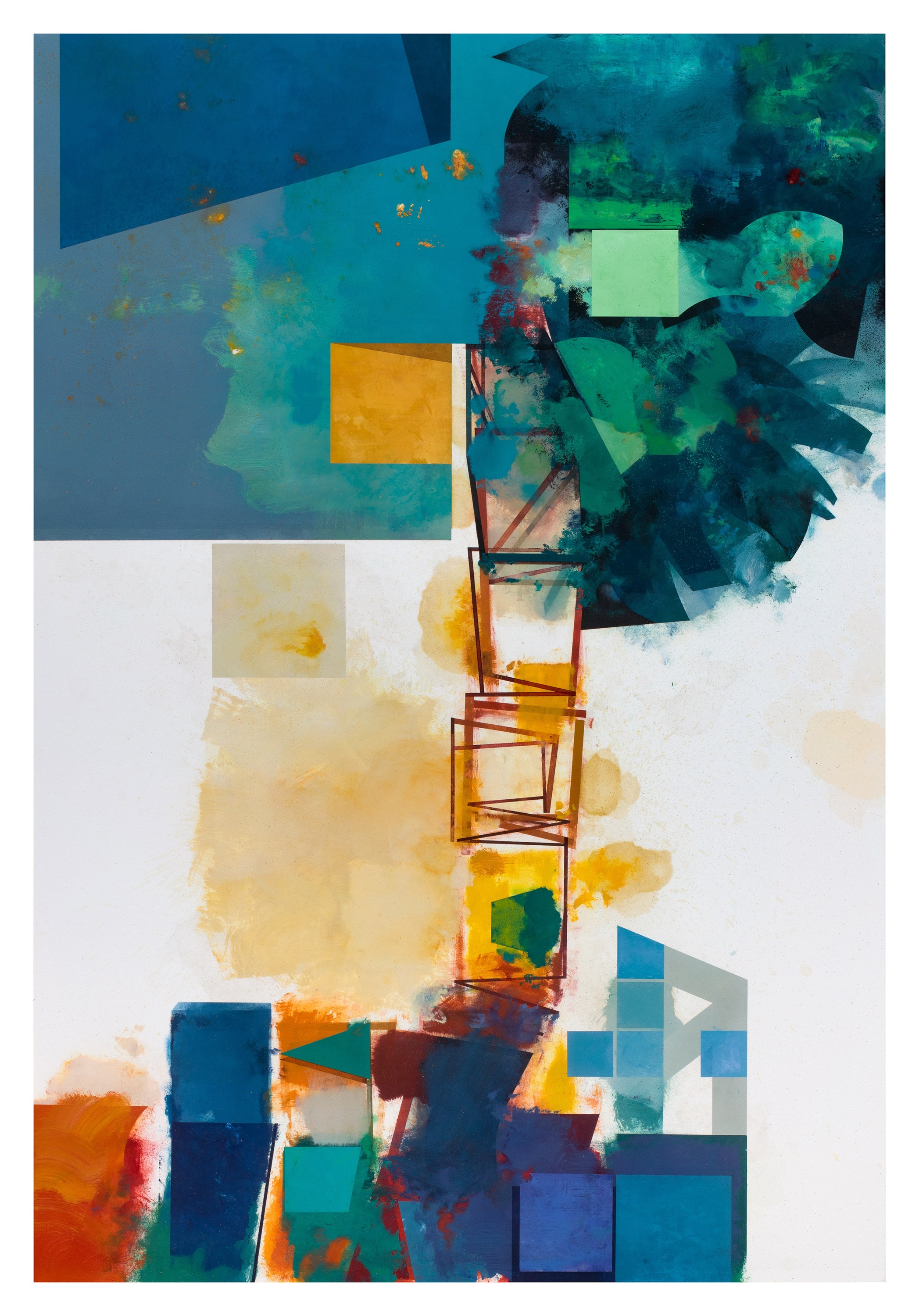 Avulso 2, original Abstrait Pétrole La peinture par Gil  Maia