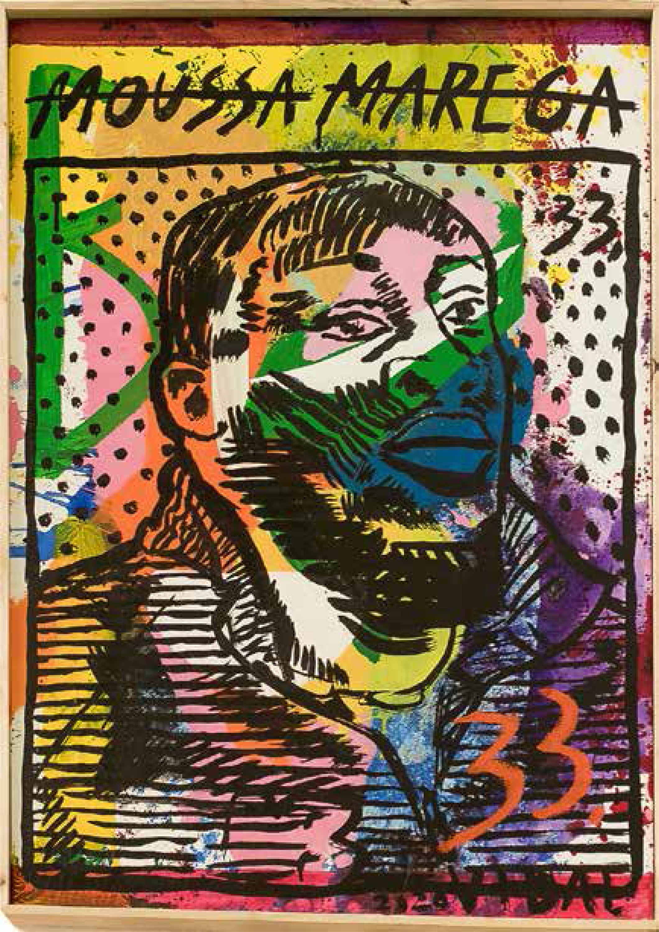 Black Mamba 33, Pintura Acrílico Vanguarda original por Francisco Vidal