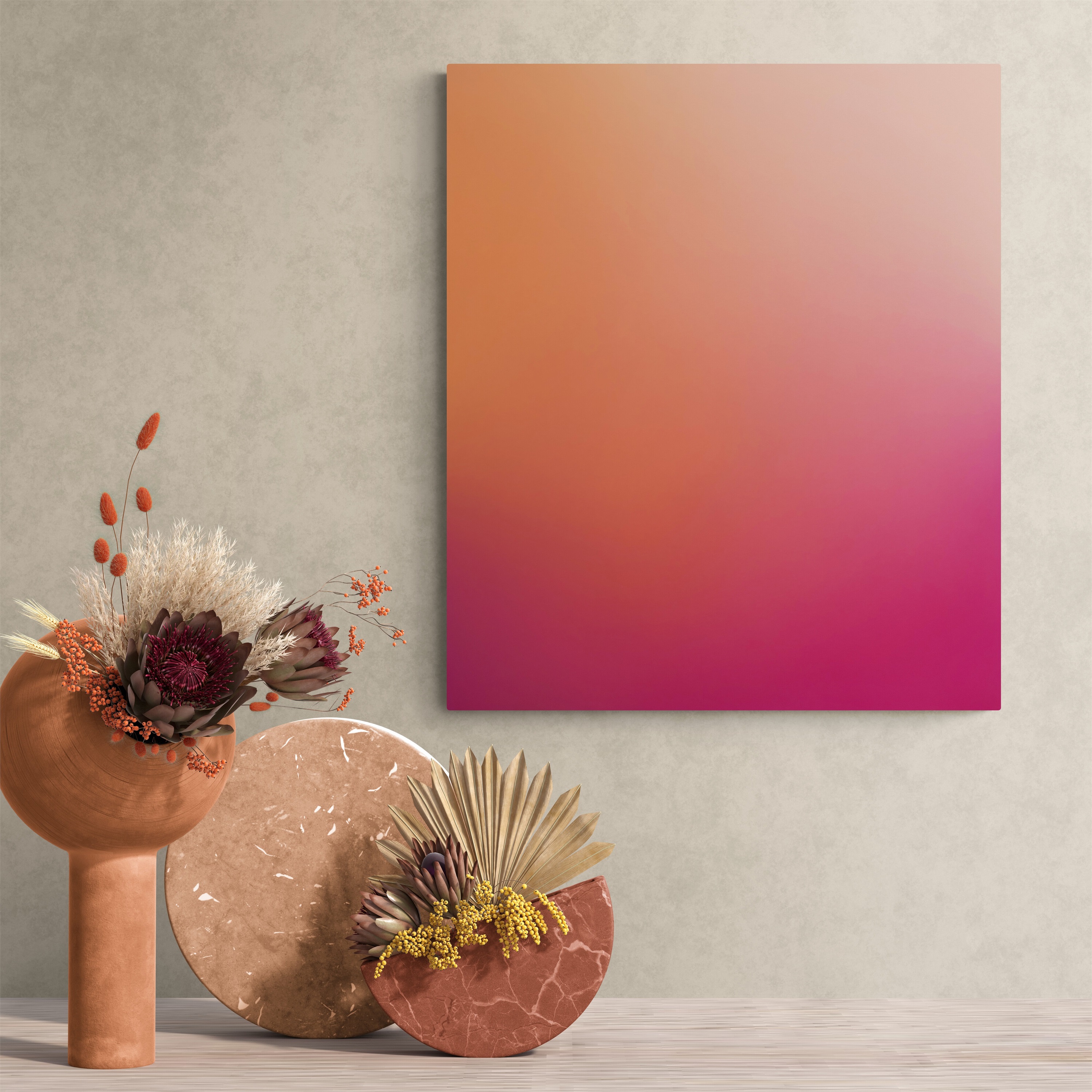 Everywhere and nowhere, 2024, Pintura Óleo Minimalista original por Evgeniya Antonova