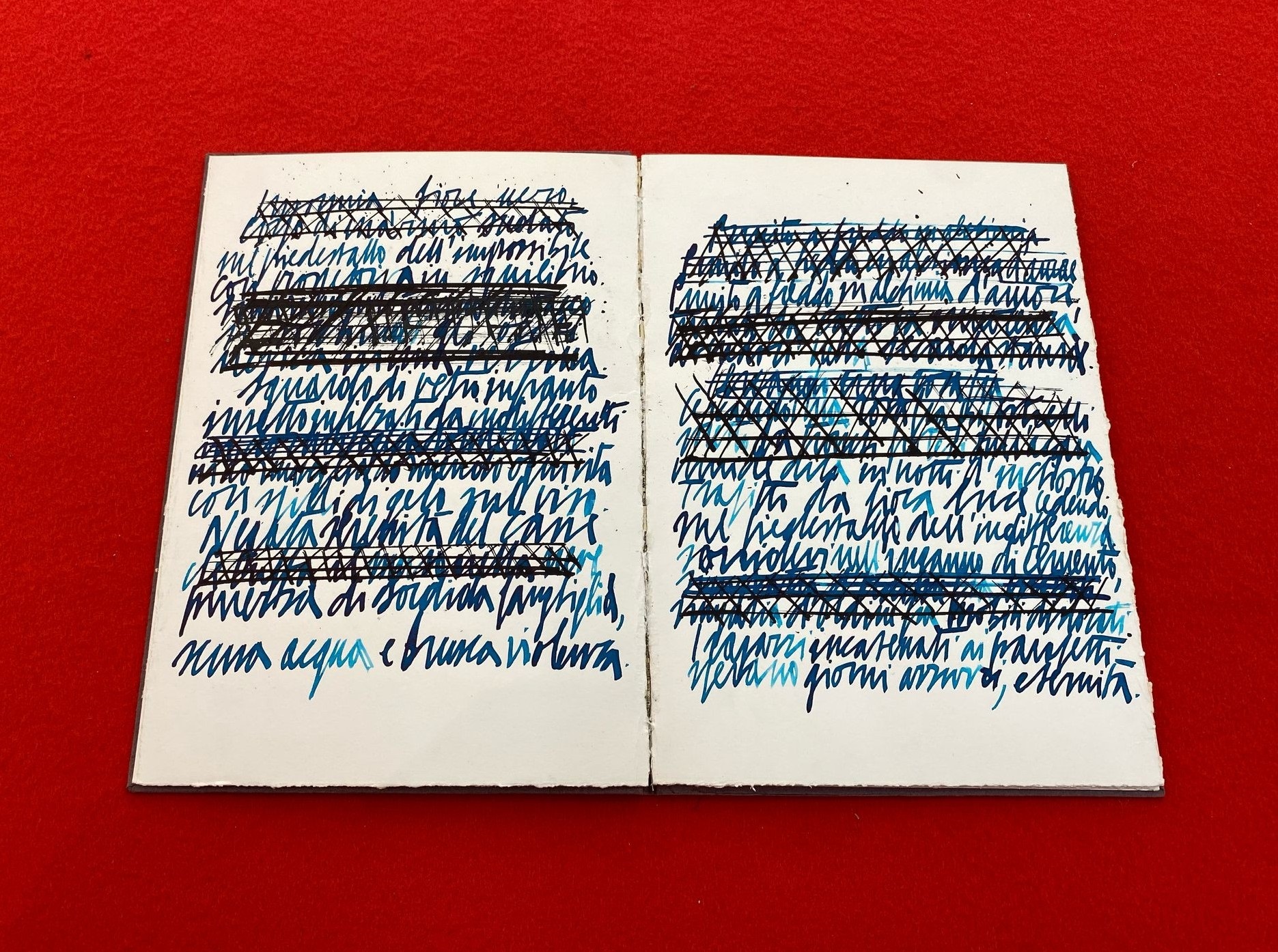 Raschiando i sentimenti, original Resumen Técnica Mixta Dibujo e Ilustración de Giancarlo  Pavanello