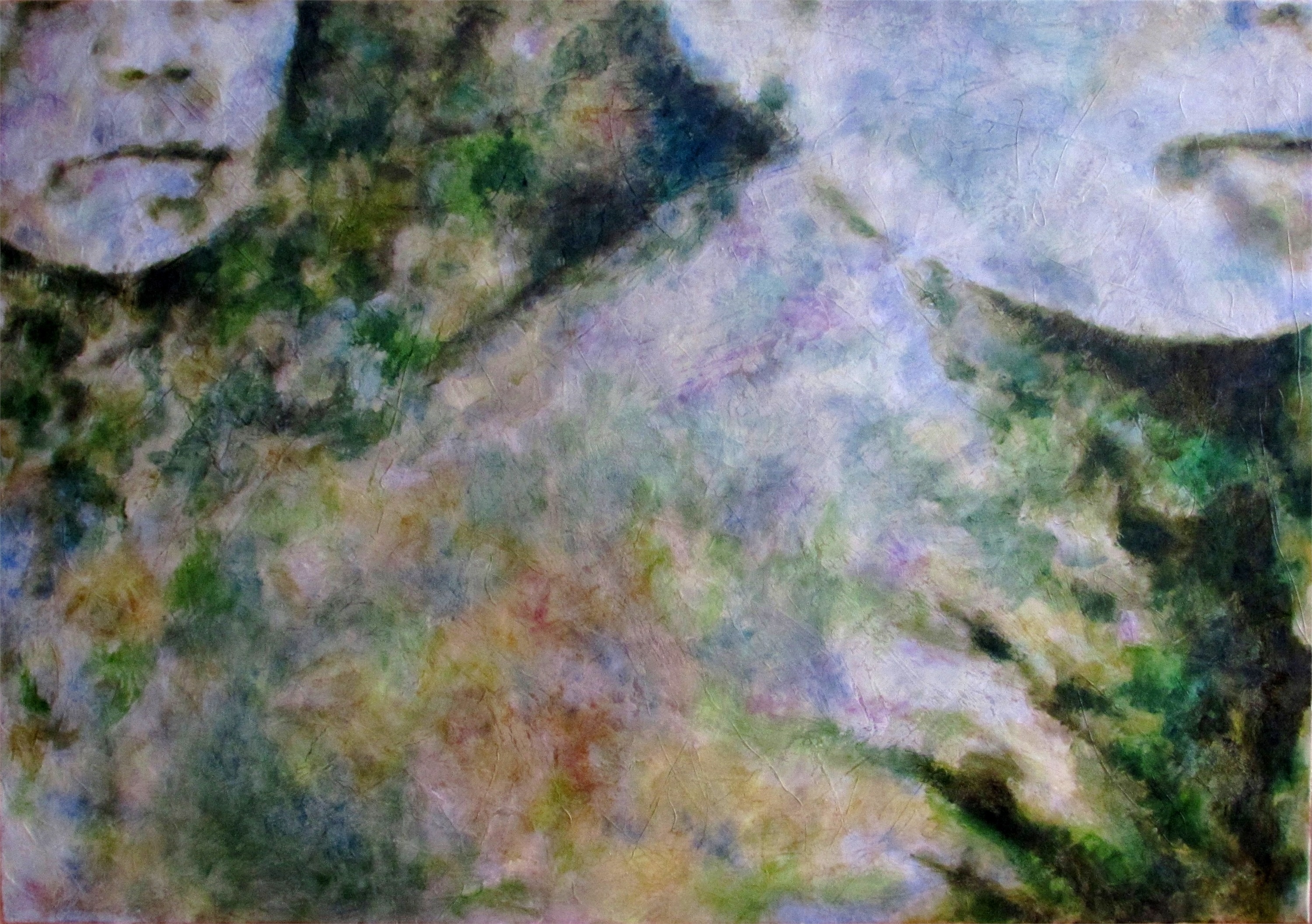 a dança (IV), original Minimaliste Acrylique La peinture par Santo Silva