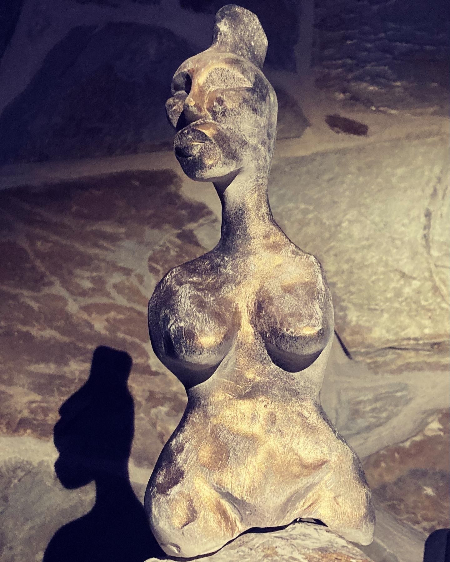 Dandara, original Resumen Arcilla Escultura de Marcia Ruberti