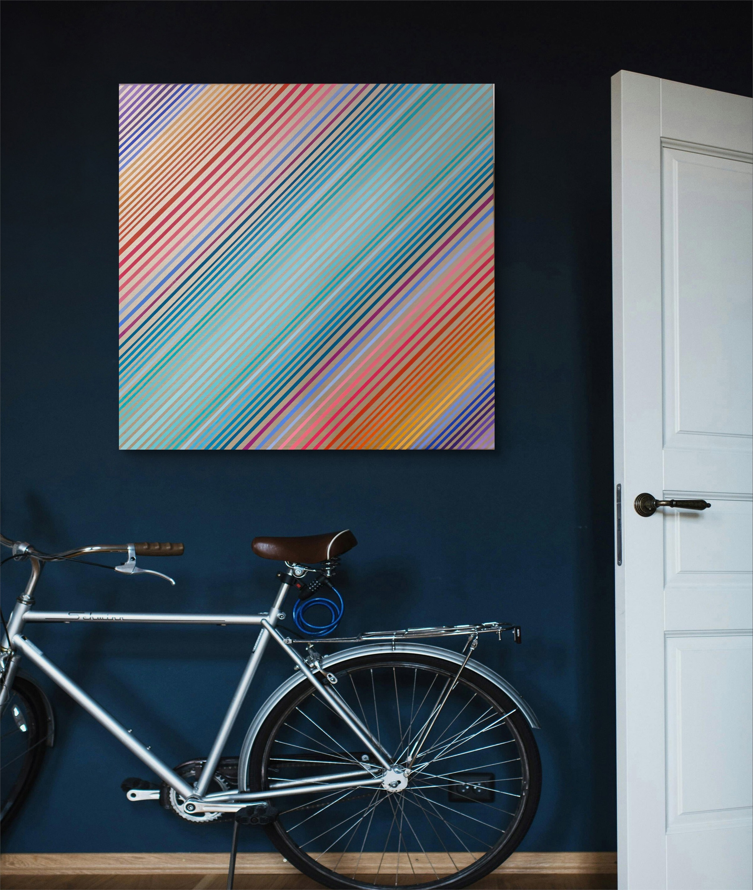 Giocoso em Estanho, Pintura Acrílico Retrato original por Ana Marlene Lima