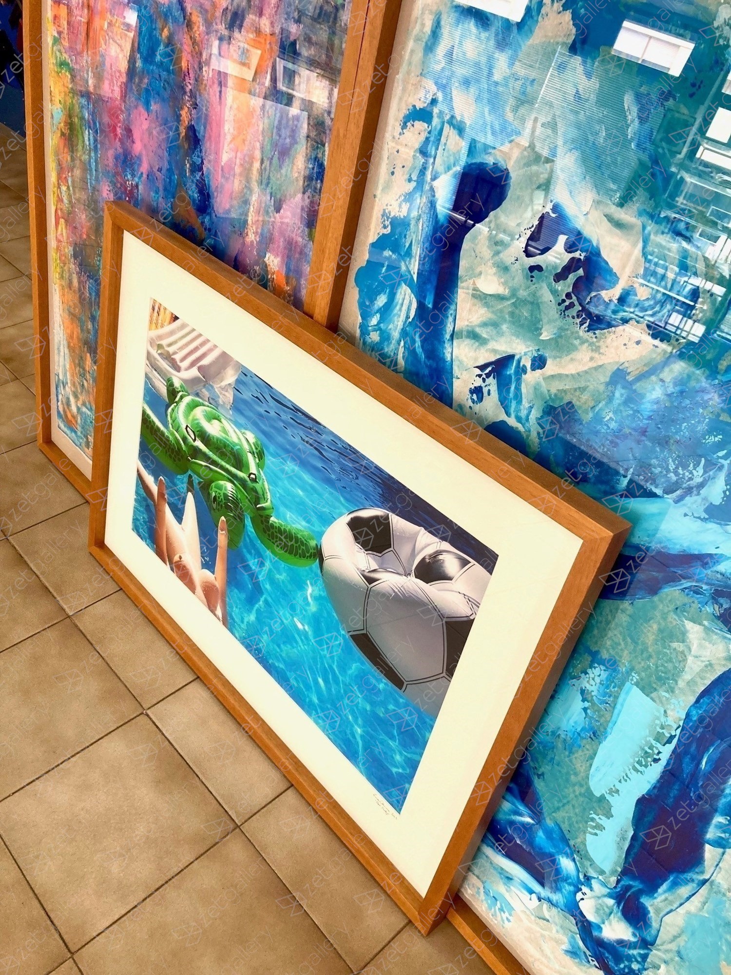 Pool Party, original Still Life Digital Photography by Nina  Onaur