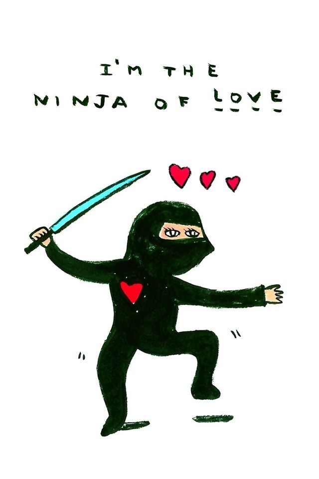 Ninja of Love, original Cuerpo Digital Dibujo e Ilustración de Shut Up  Claudia