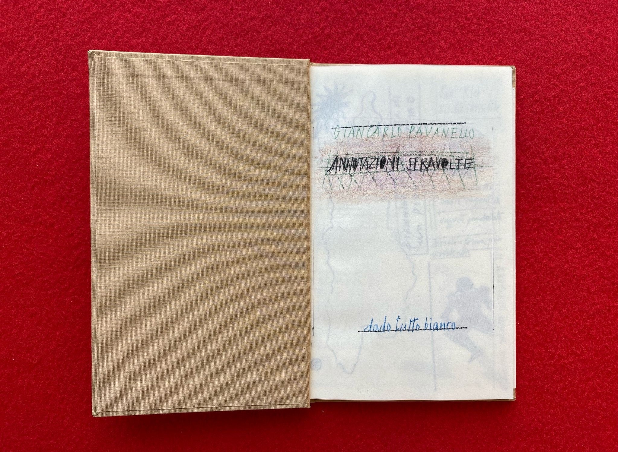 annotazioni stravolte, original Abstrait Technique mixte Dessin et illustration par Giancarlo  Pavanello