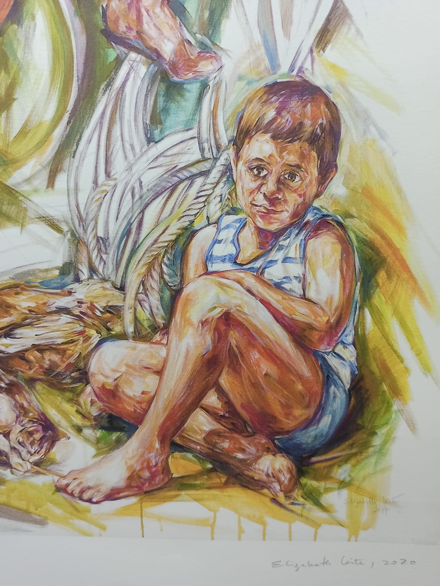 Temos mãe!, Desenho e Ilustração Papel Corpo original por Elizabeth  Leite