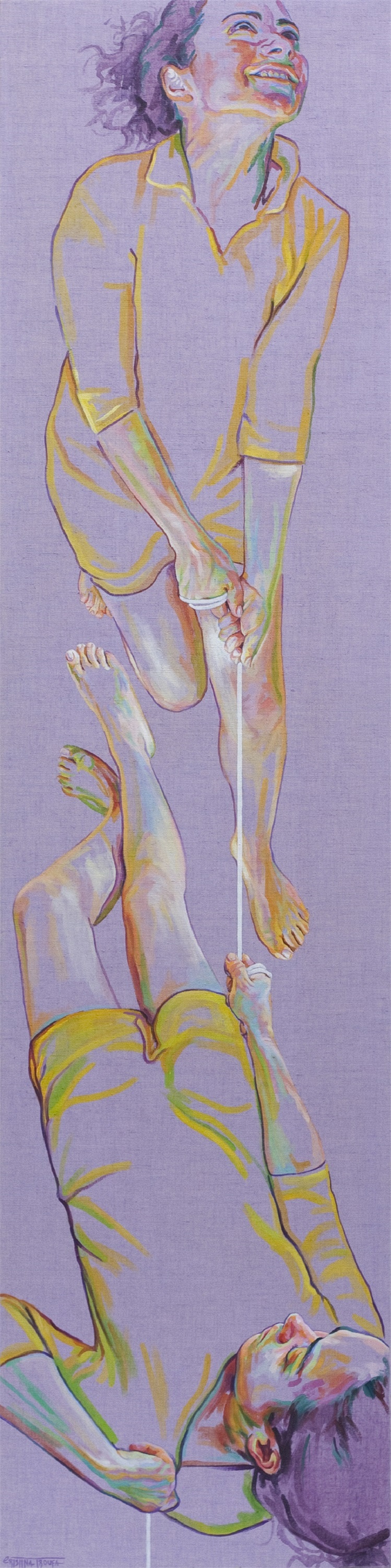 Fio, original Minimalista Acrílico Pintura de Cristina  Troufa