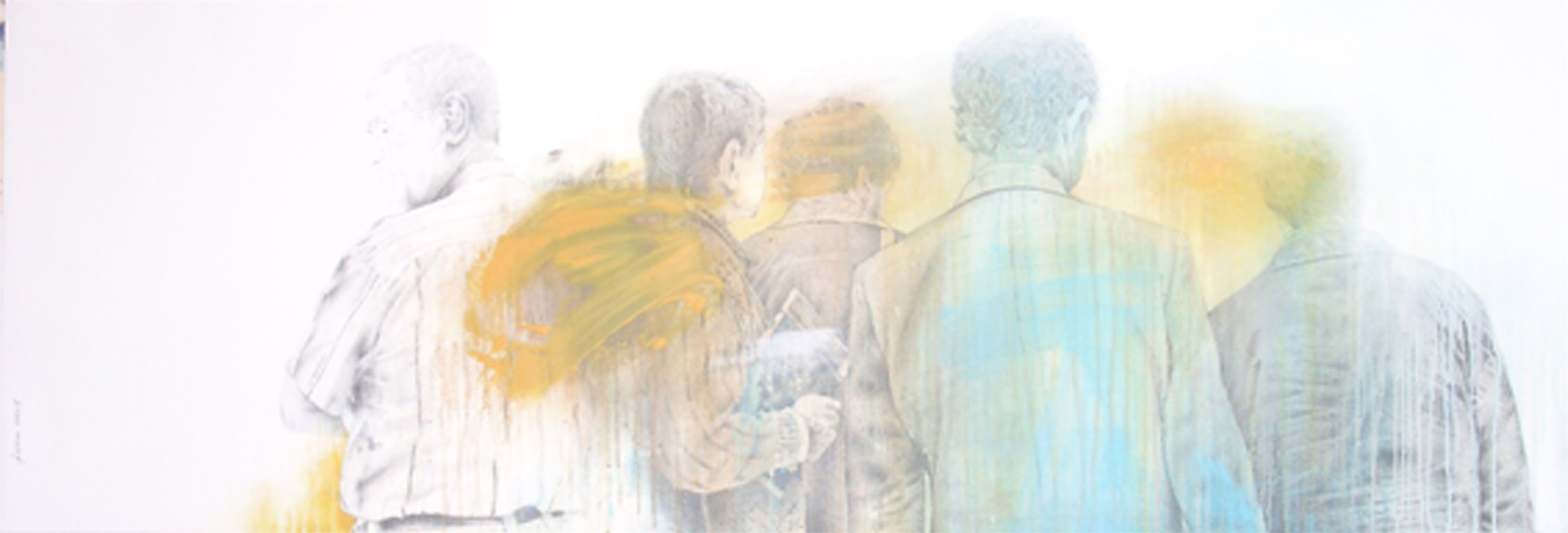 Caminhar é Preciso VII, original Cuerpo Acrílico Pintura de Francisco Ferro