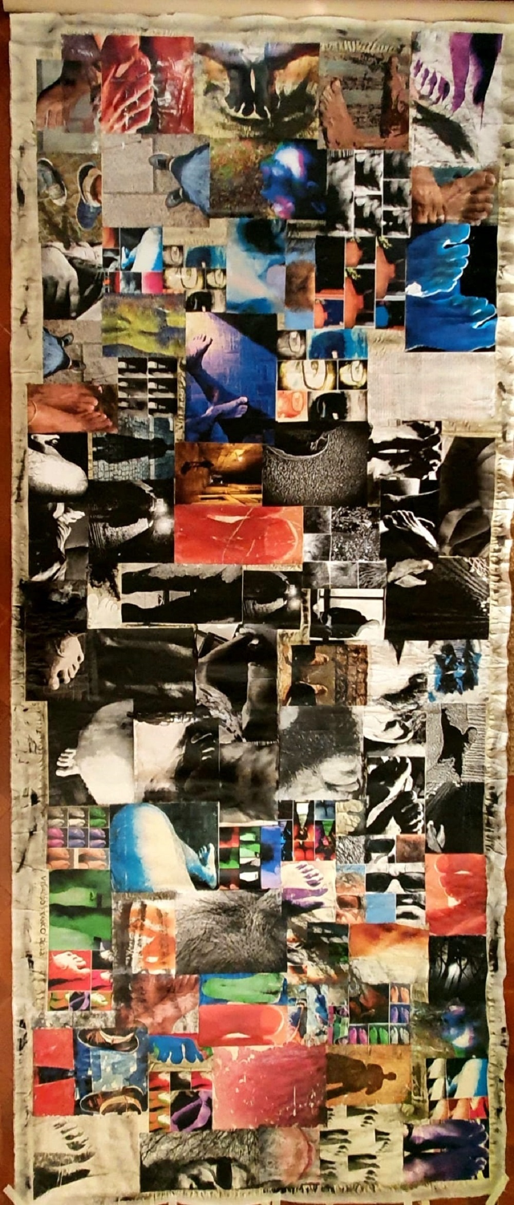 PÉS , original Animals Mixed Technique Painting by Vivaldo  Franco 